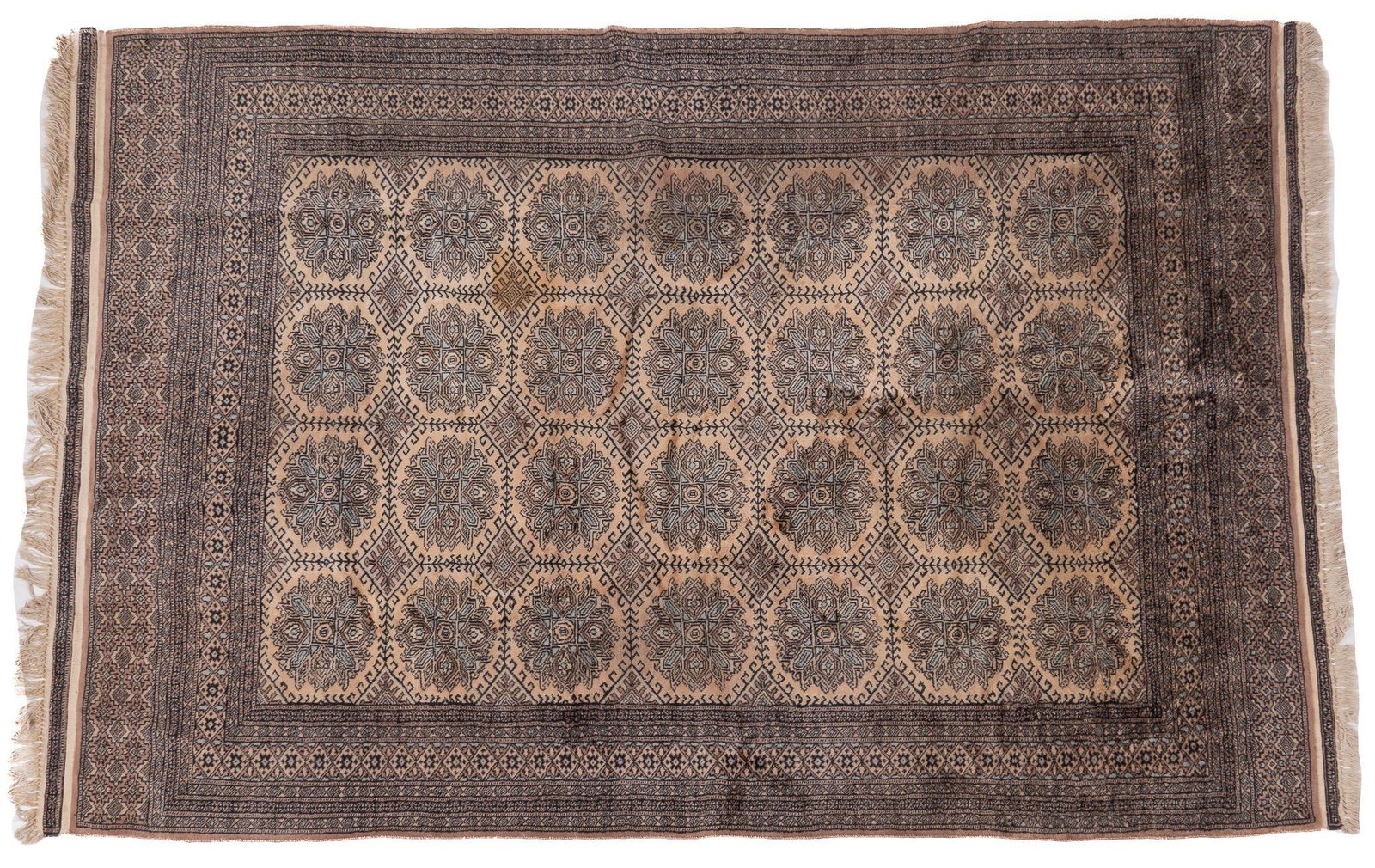 Handwoven Estate Rug, 9 ft. 3 in. x 6 in.: Handwoven estaterug 9 ft. 3 in. x 6 in. Shipping available for this lot through our partner 4CL; please request a shipping quote at shipping@vogtauction.com or 210-971-5750. You may also opt for a