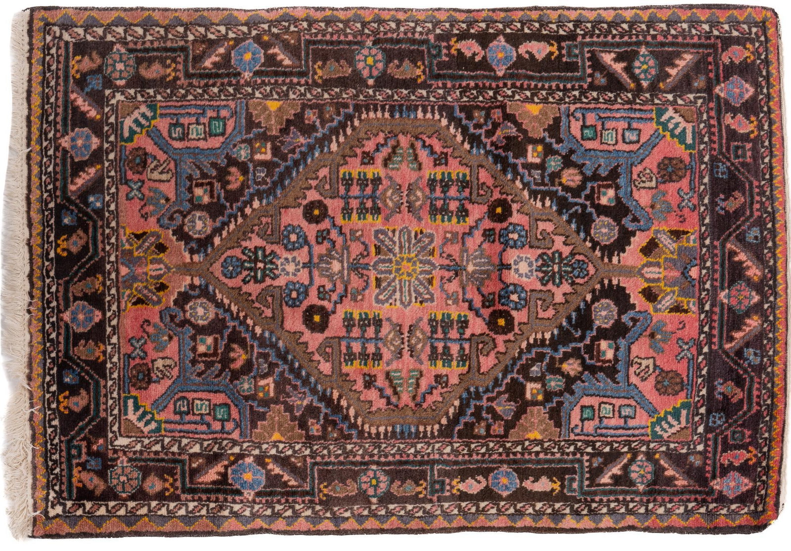 Handwoven Estate Rug, 10 ft. x 3 ft. 5 in.: Handwoven estate rug 10 ft. x 3 ft. 5 in. Shipping available for this lot through our partner 4CL; please request a shipping quote at shipping@vogtauction.com or 210-971-5750. You may also opt for