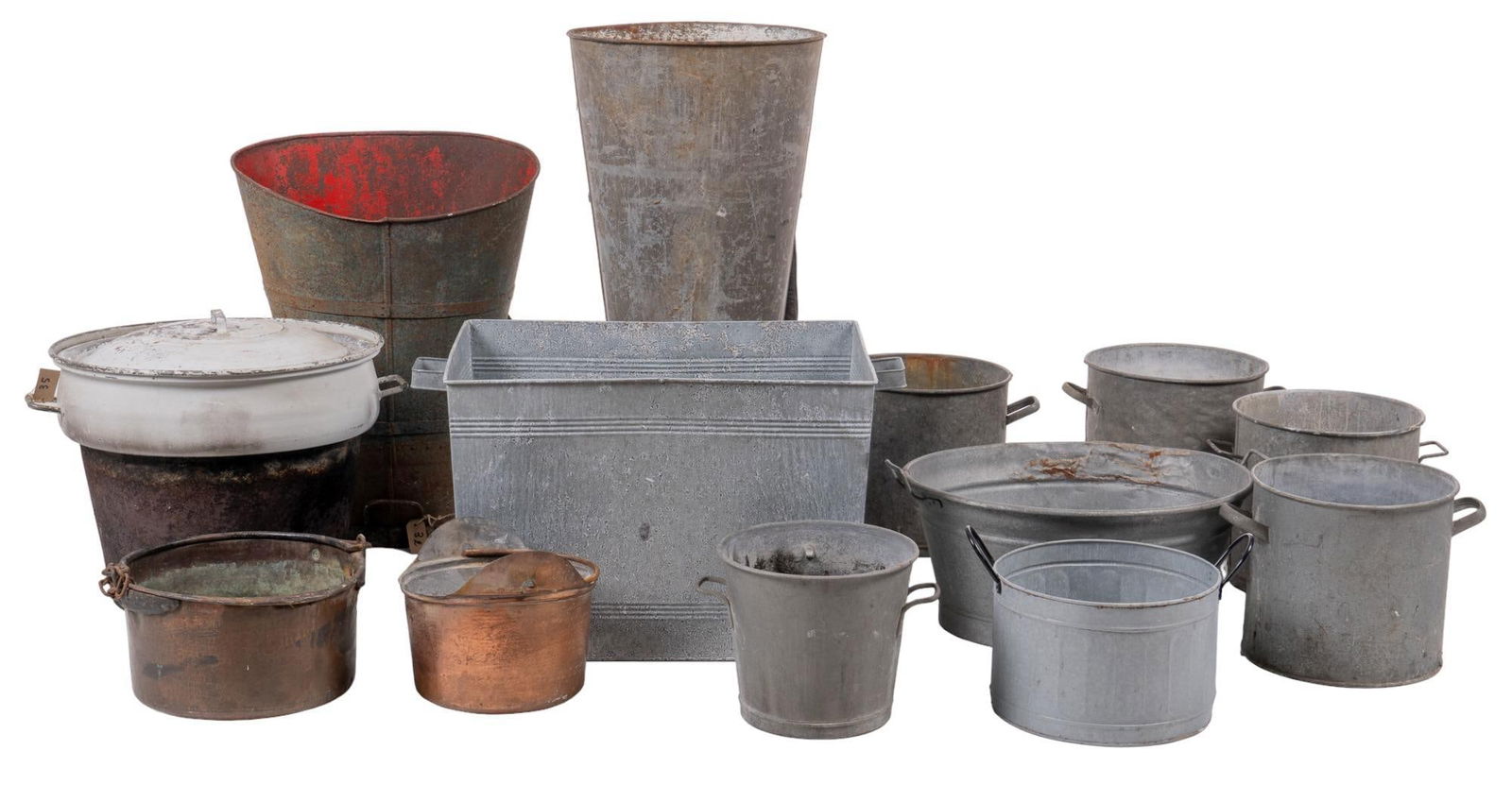 Collection of Galvanized Items (1 of 9)
