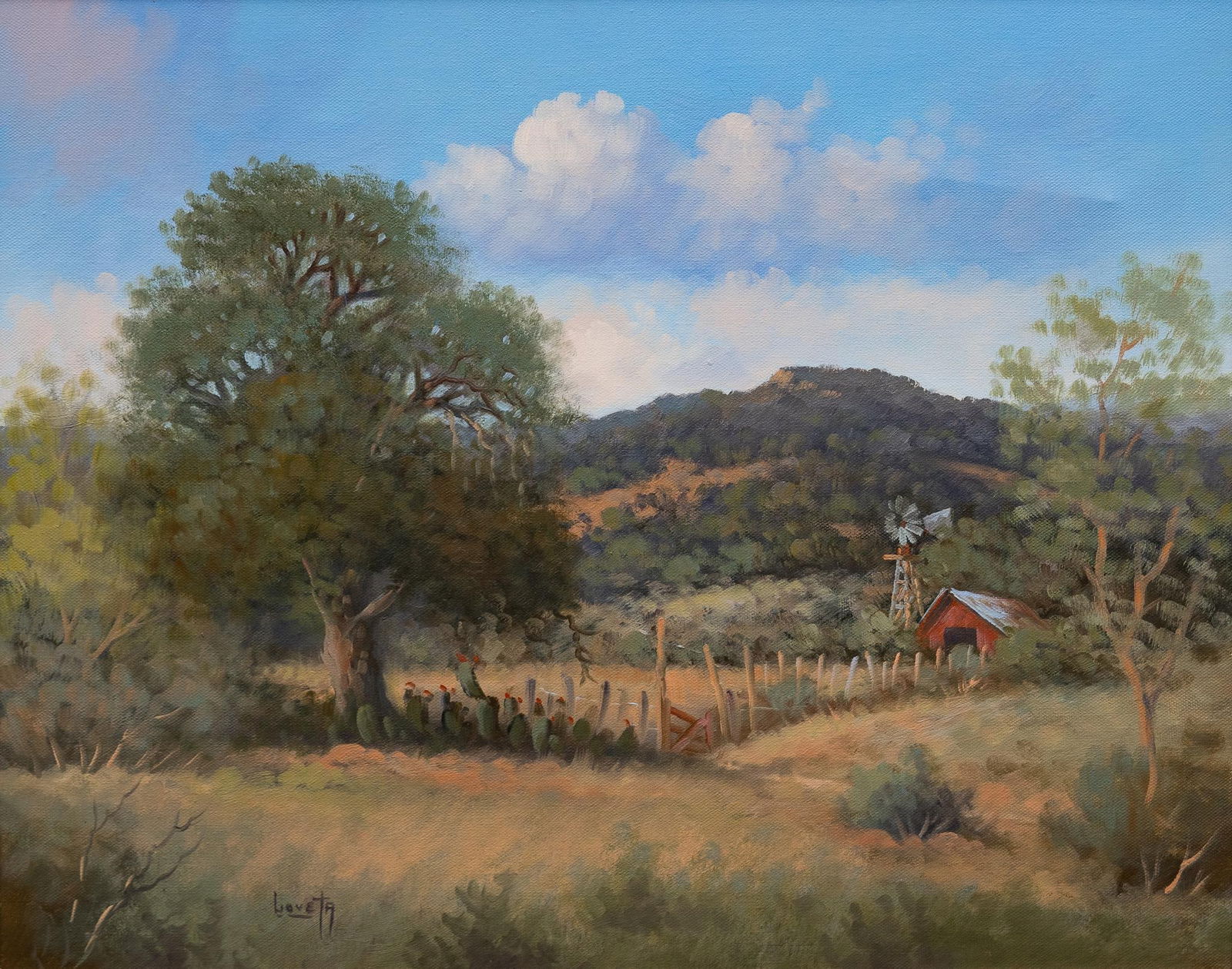 Loveta Strickland, Texas Landscape (1 of 4)