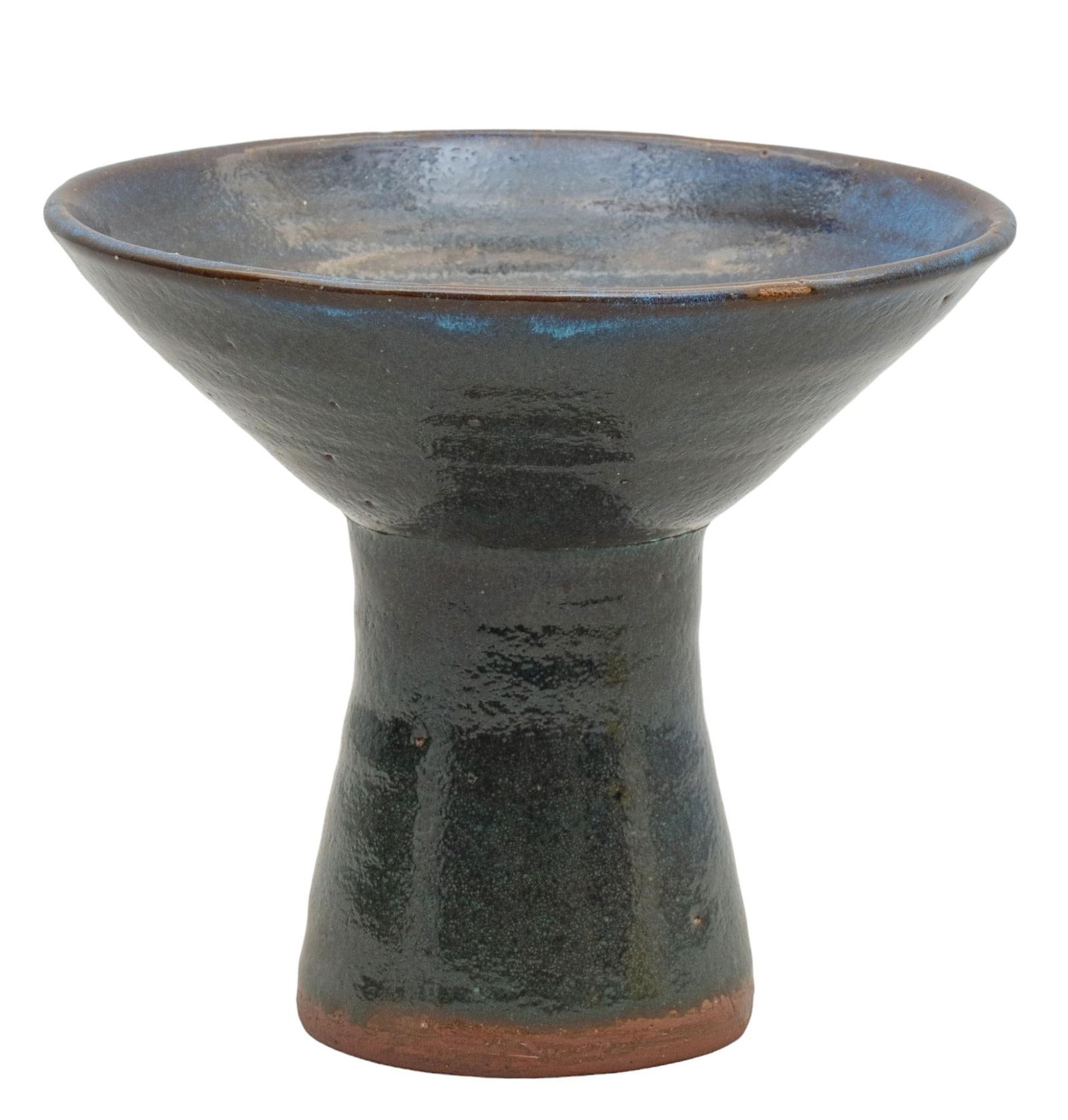 Harding Black Pedestal Bowl, 1993 (1 of 5)