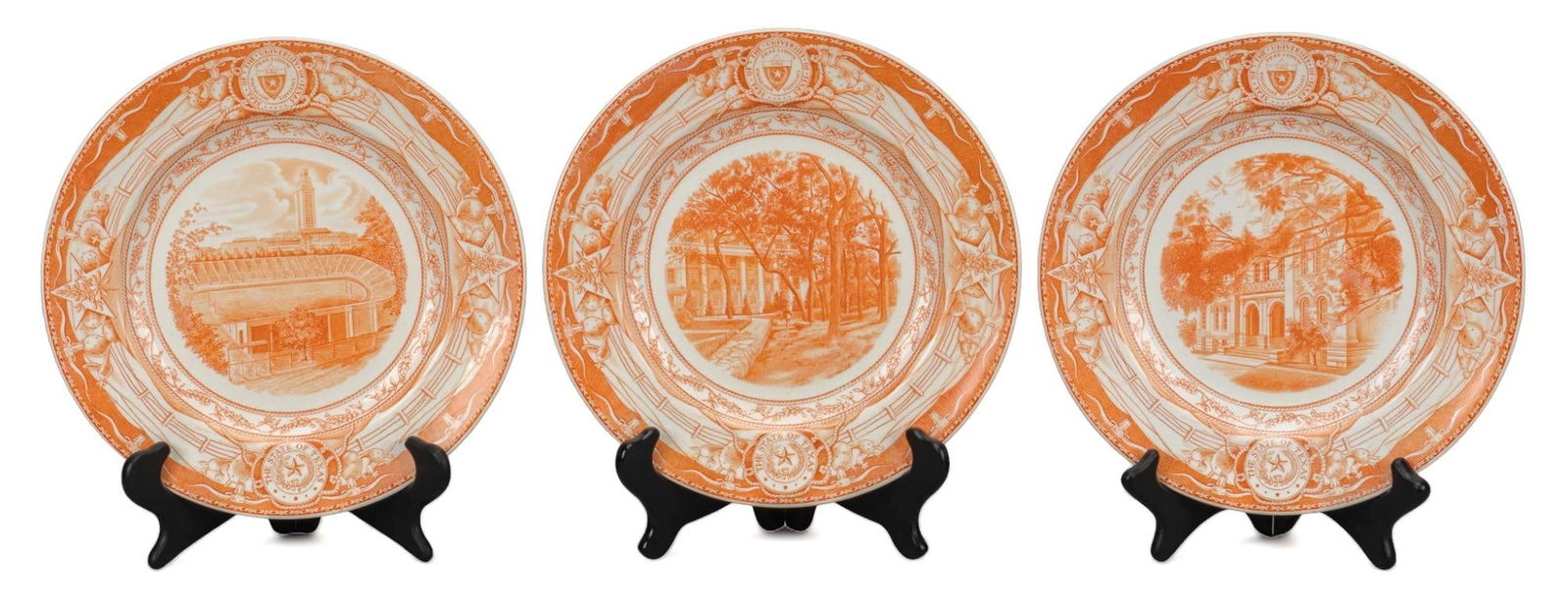 Set of (3) Wedgwood UT Commemorative Plates (1 of 11)