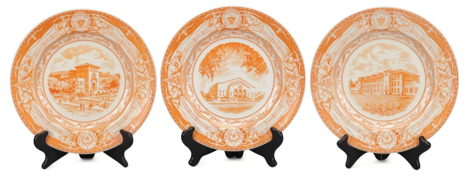 Set of (3) Wedgwood UT Commemorative Plates (1 of 11)