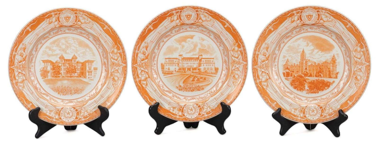 Set of (3) Wedgwood UT Commemorative Plates (1 of 11)