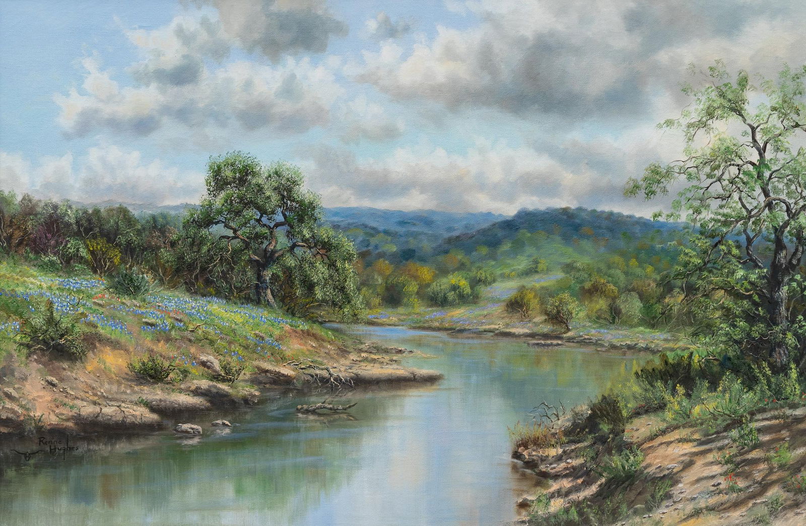 Renne Hughes, Hill Country Pond (1 of 4)