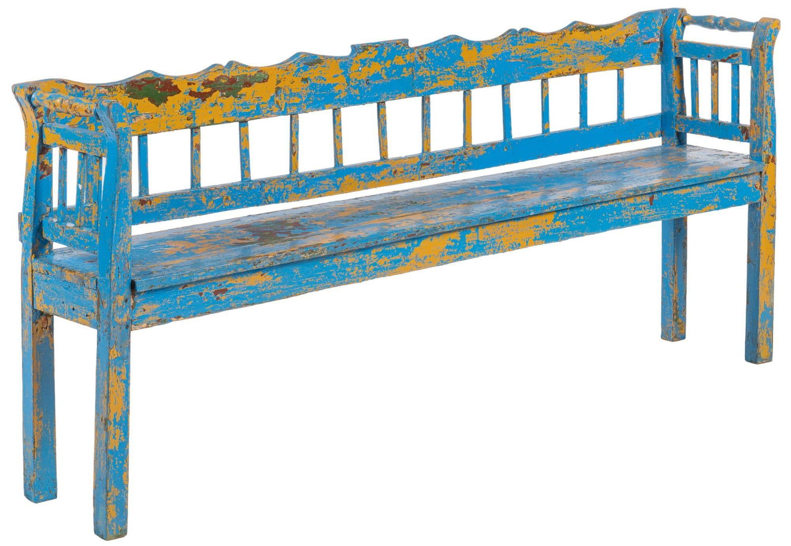 Painted Hall Bench (1 of 5)