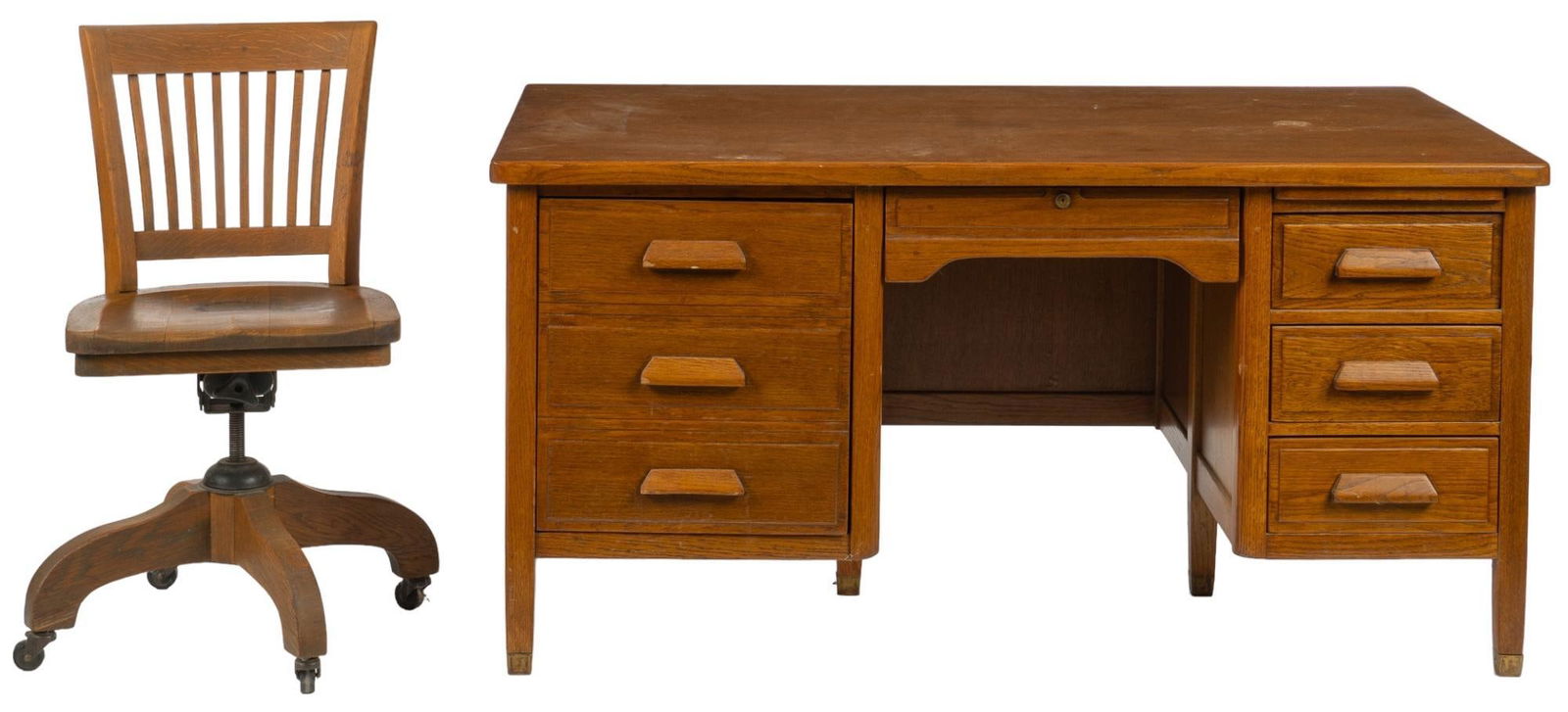 Vintage Ranch Style Desk and Chair (1 of 12)