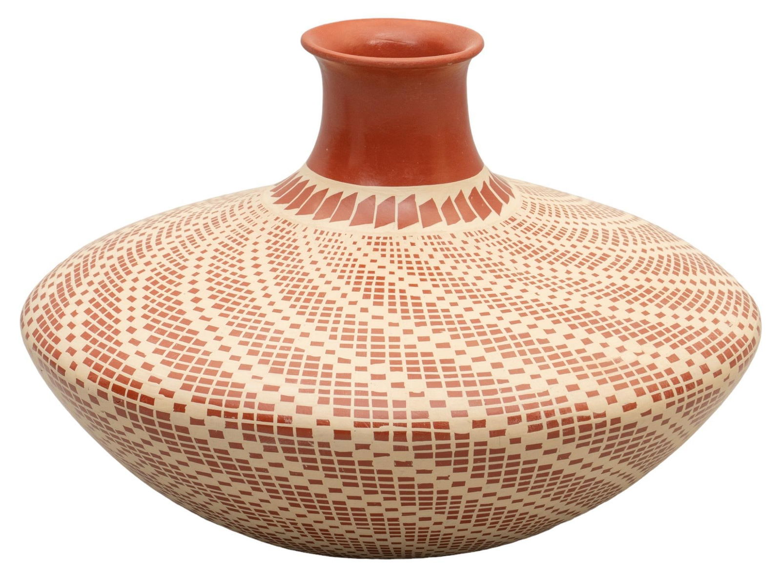 Manuel Olivas, Mata Ortiz Eye Dazzler Vase (1 of 5)