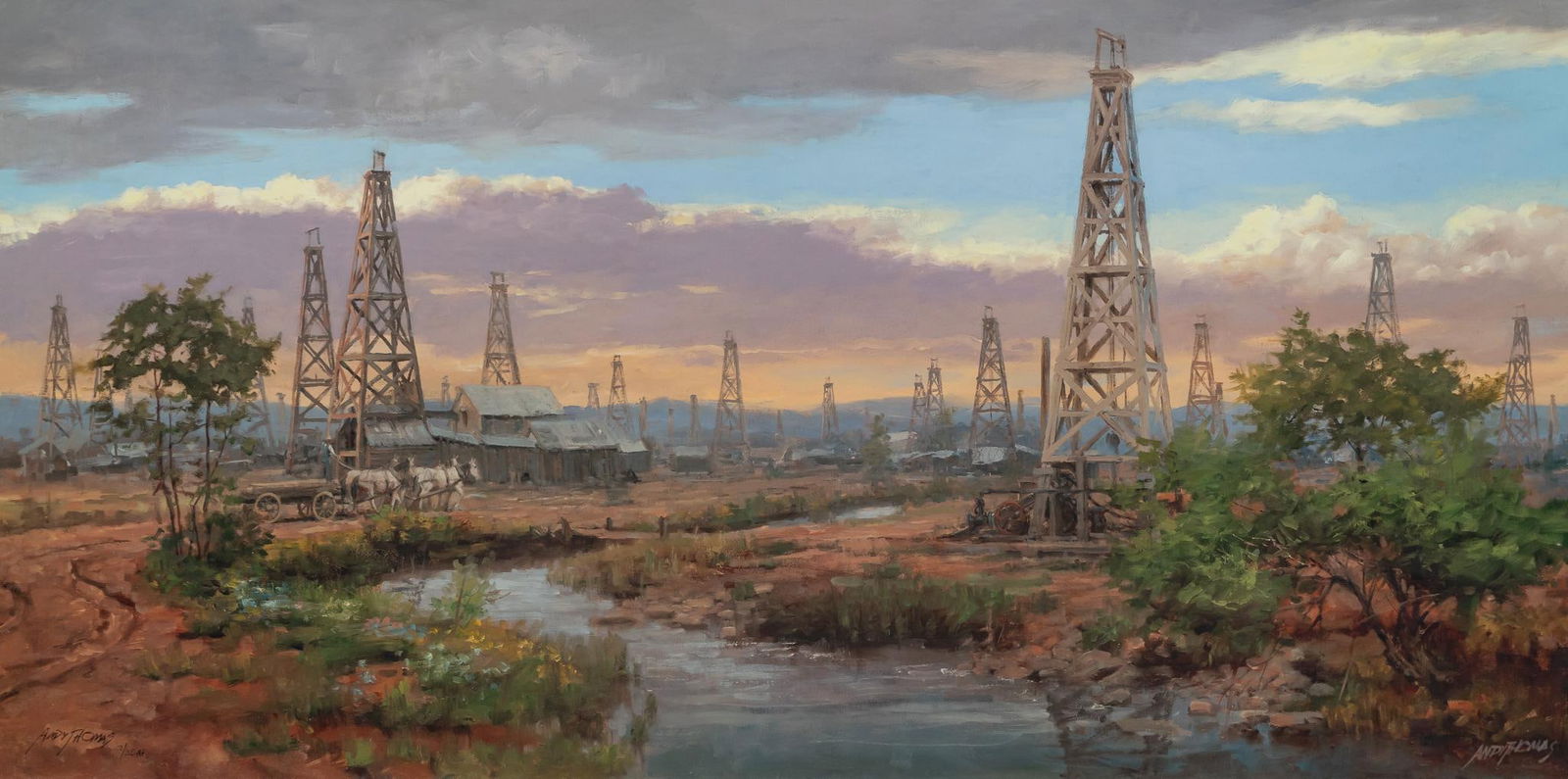 Andy Thomas, "Oil Patch" (1 of 6)