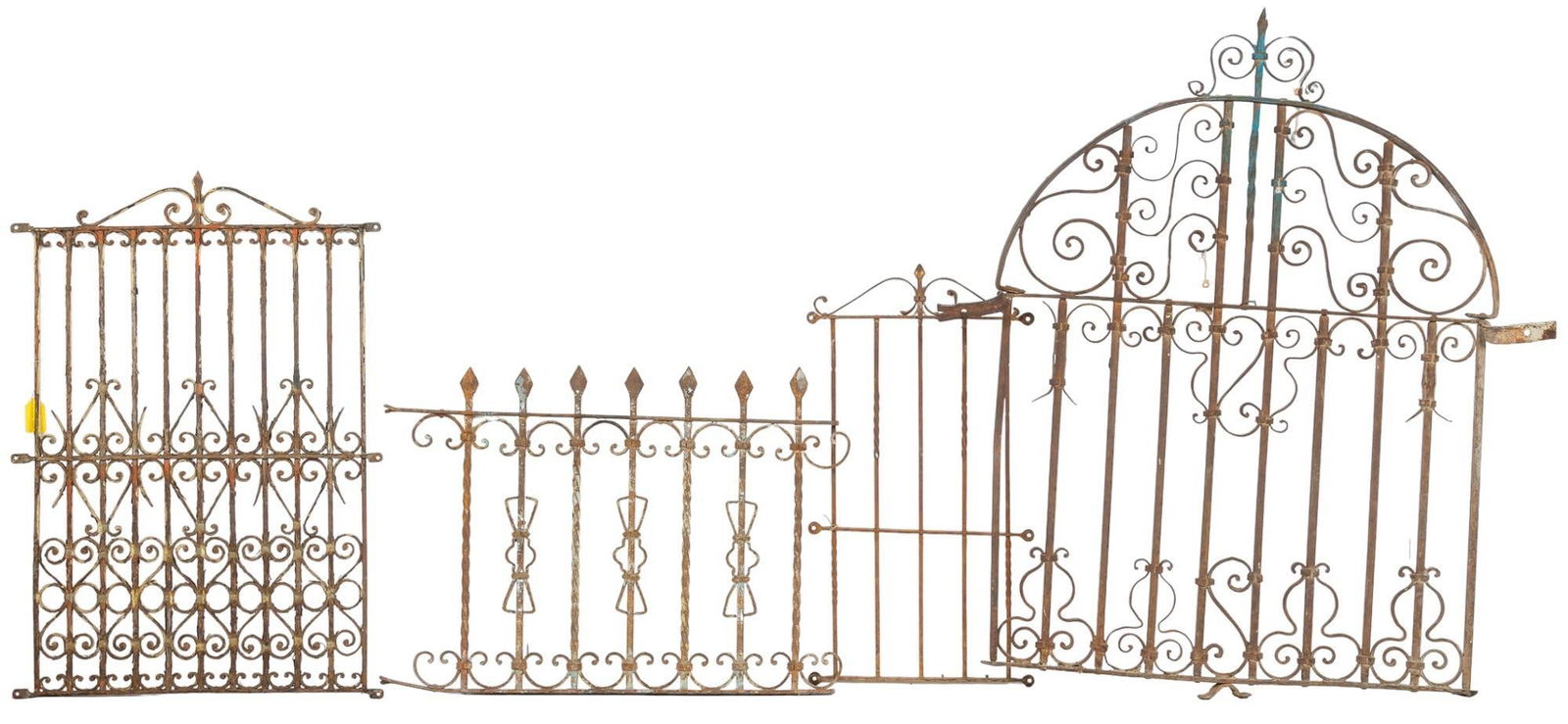 Collection of (4) Vintage Iron Gates (1 of 6)