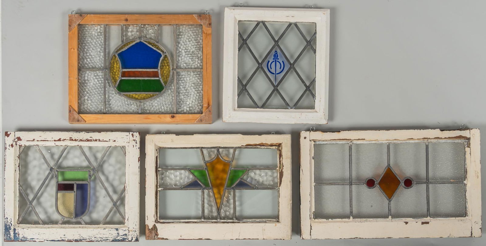 (5) Assorted Stained Glass Windows (1 of 10)