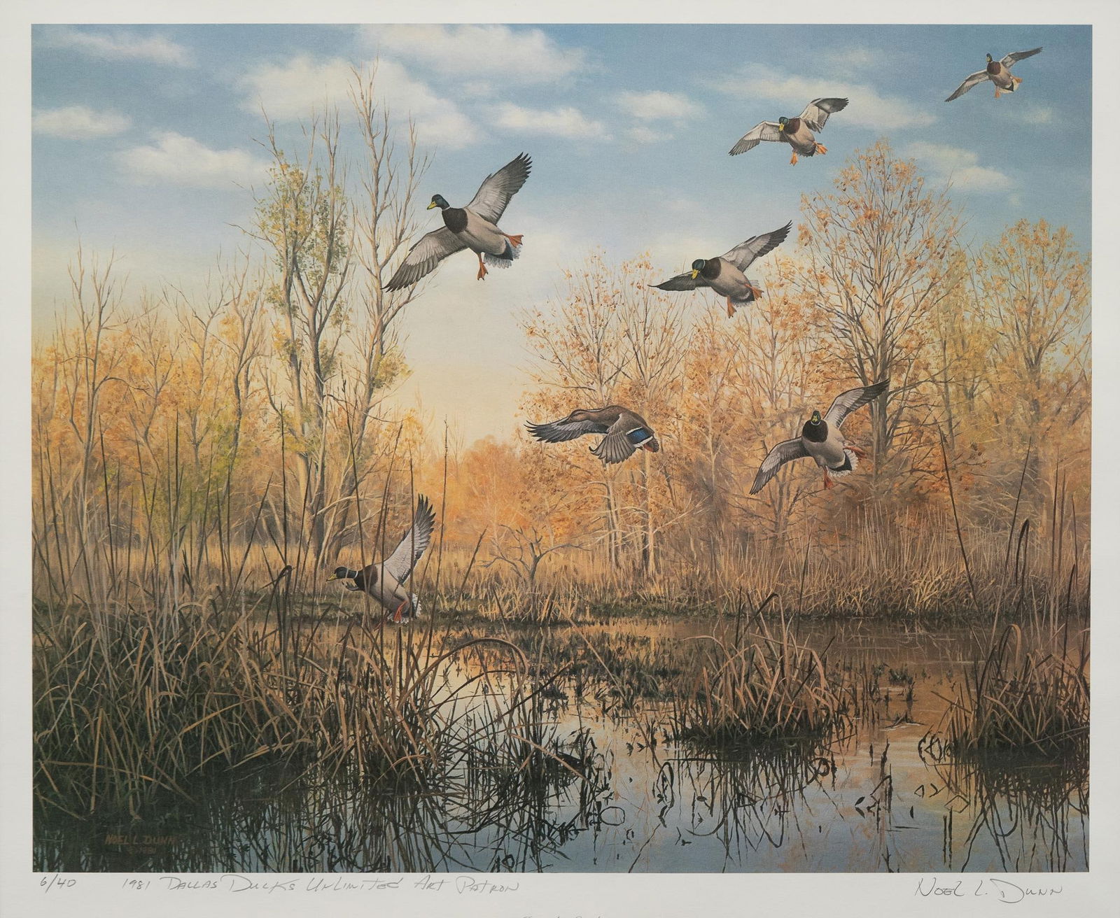 Noel Dunn, "Into the Creek", 1981, 6/40 (1 of 7)