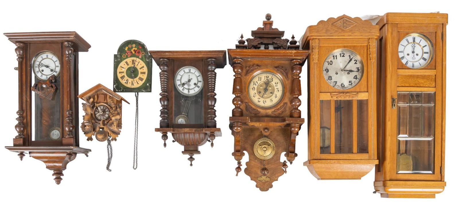 Collection of (7) Vintage Wall Clocks (1 of 12)