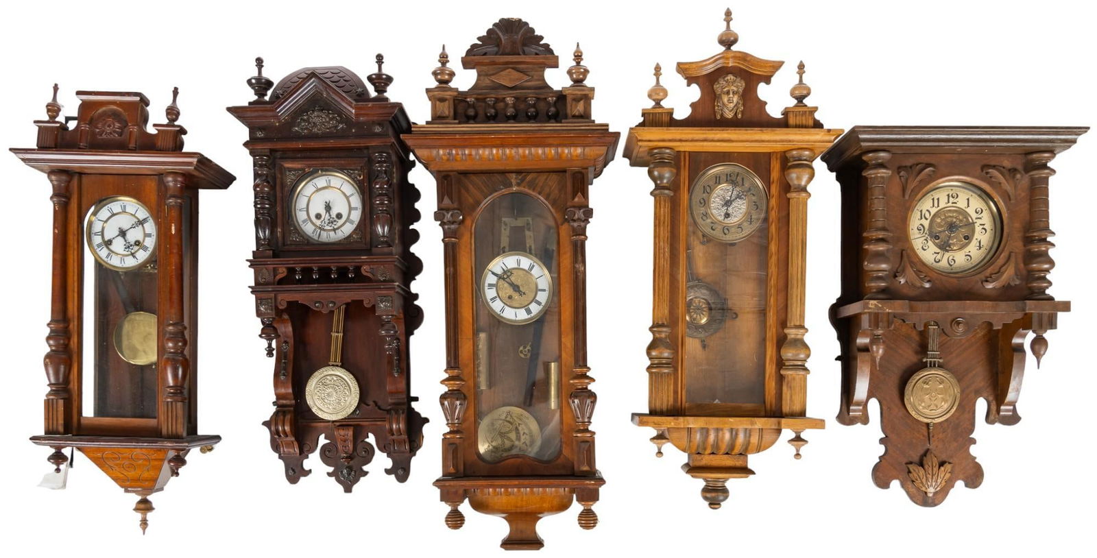 Collection of (5) Vintage Wall Clocks (1 of 11)