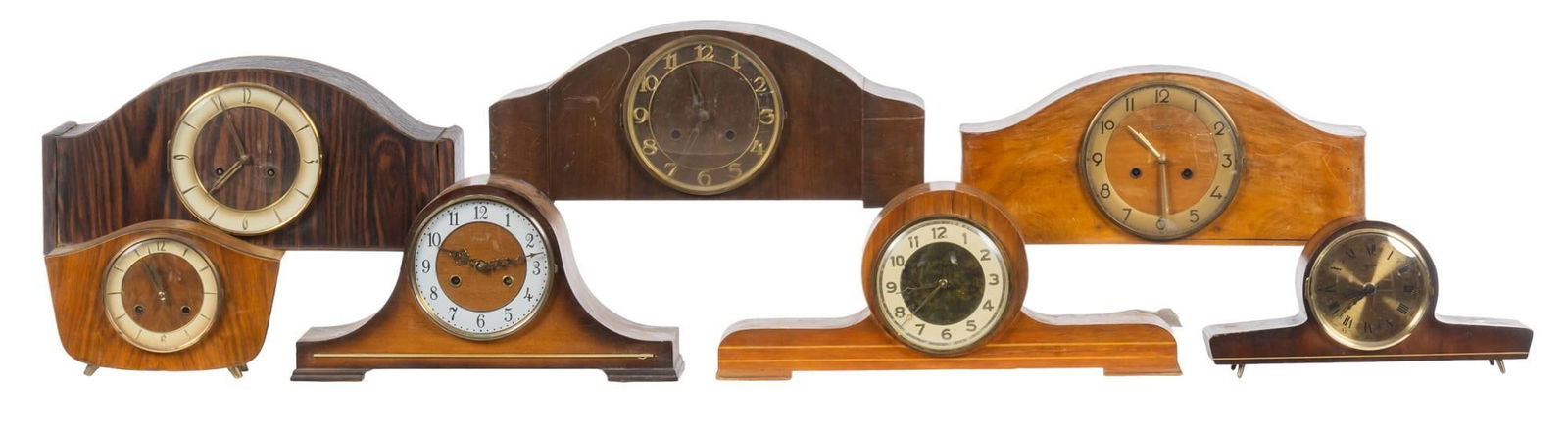 Collection of (7) Vintage Mantel Clocks (1 of 8)
