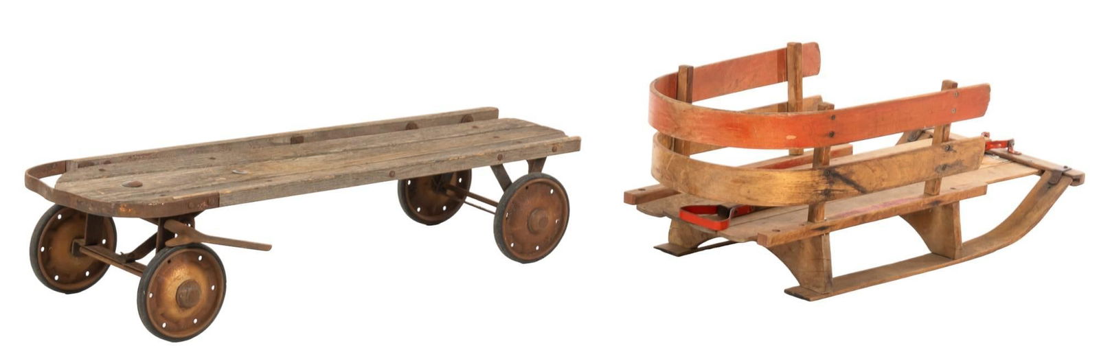 (2) Vintage Sleds (1 of 6)