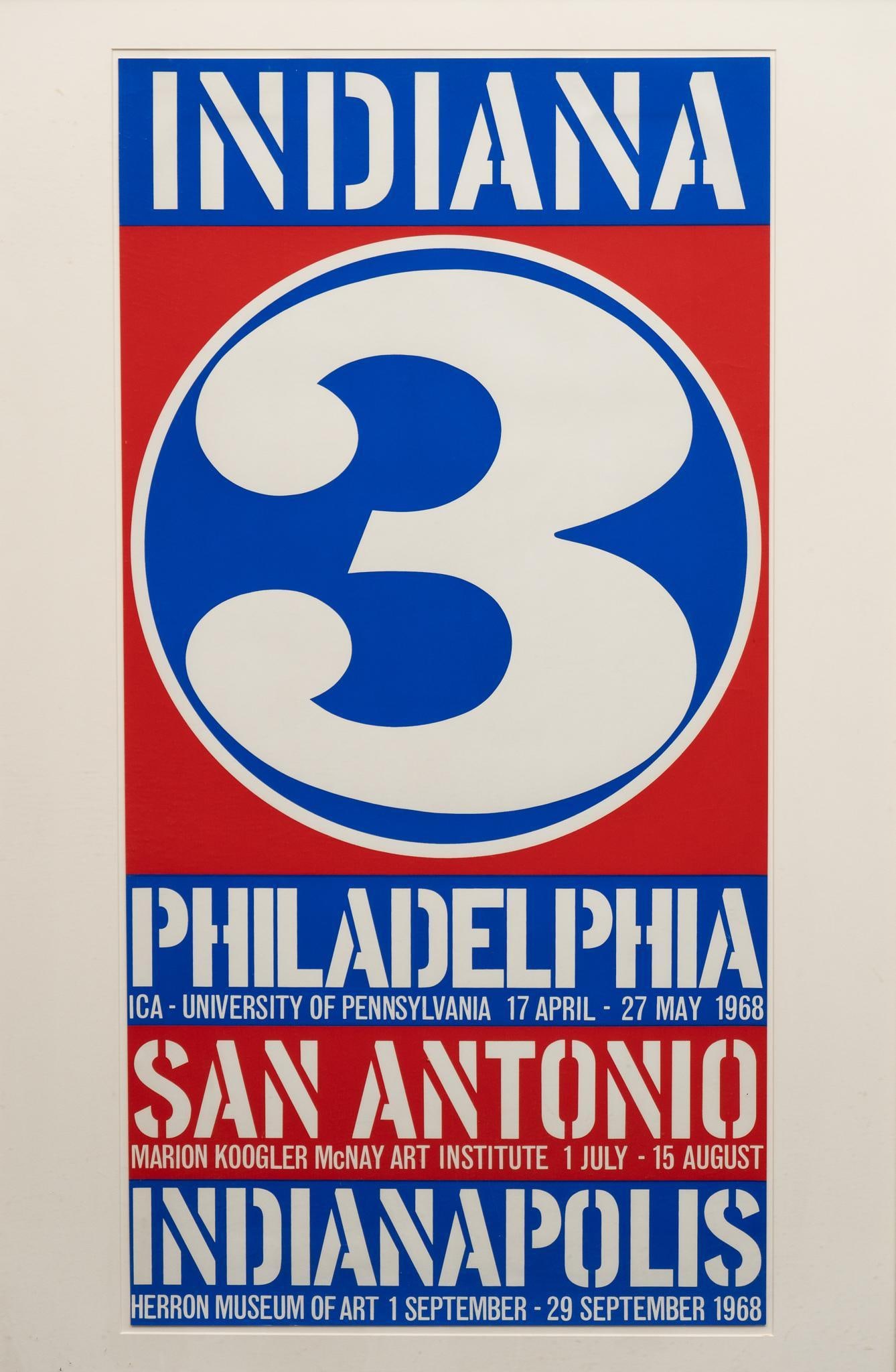 Robert Indiana, Traveling Exhibition Poster, 1968 (1 of 3)