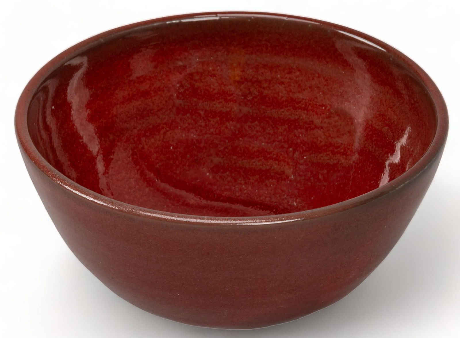 Harding Black, Small Oxblood Bowl, 1974 (1 of 5)