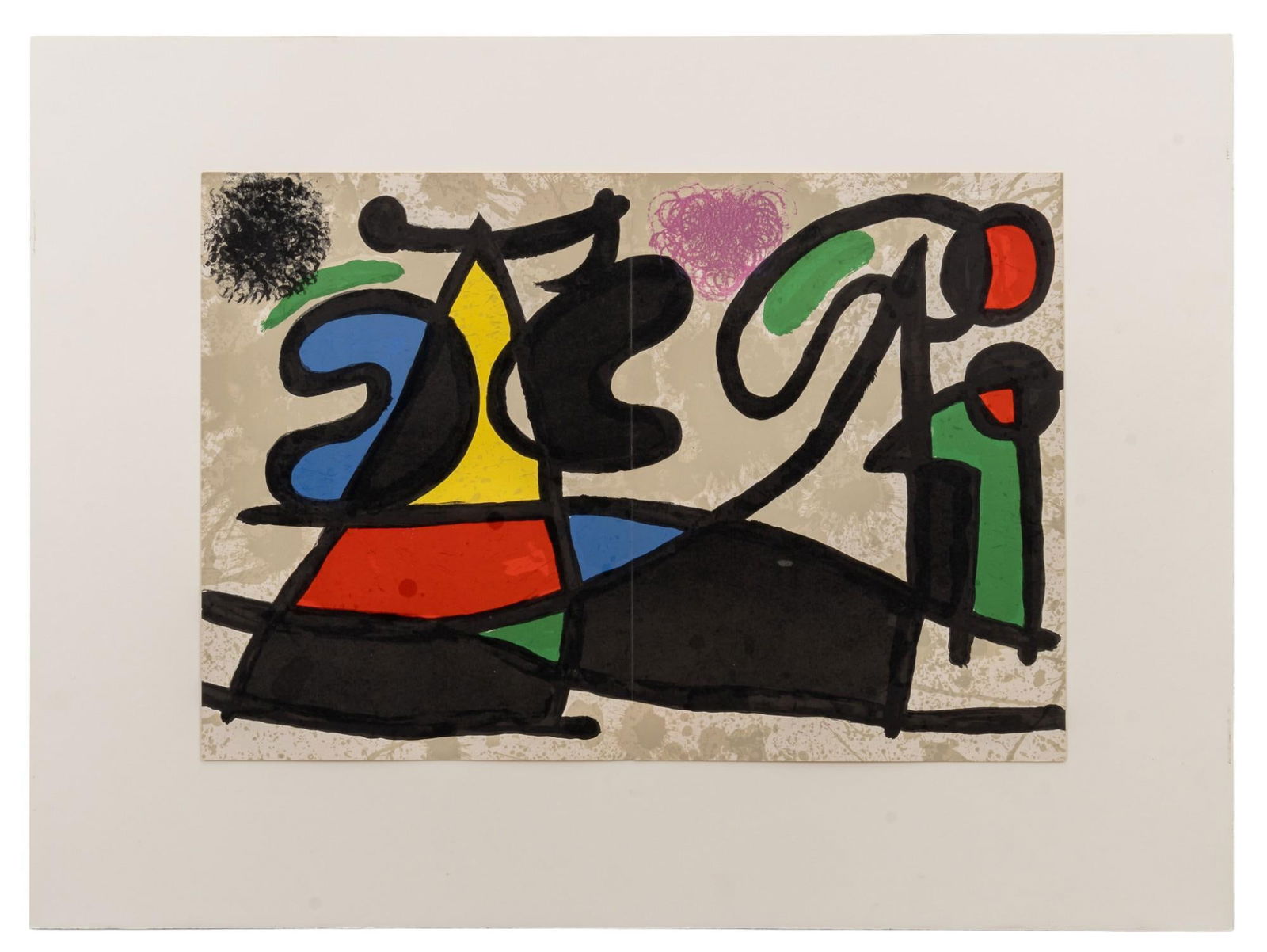 Joan Miro, Composition from "Derriere le Miroir" Series (1 of 3)