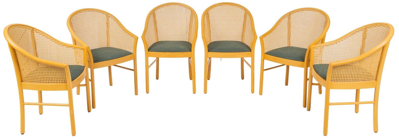 Set of (6) Cane Dining Chairs (1 of 7)