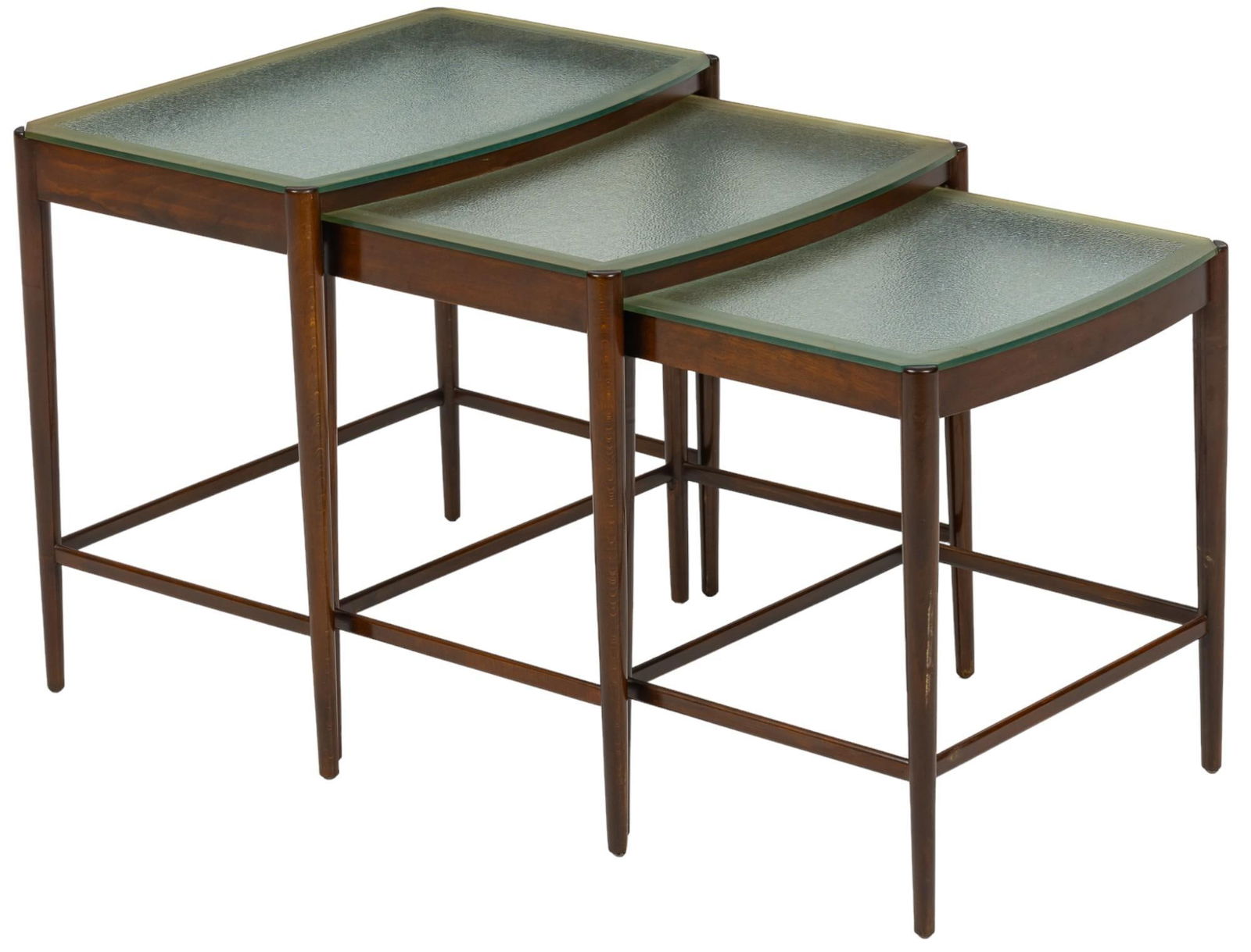 Set of (3) Mid-Century Nesting Tables (1 of 7)