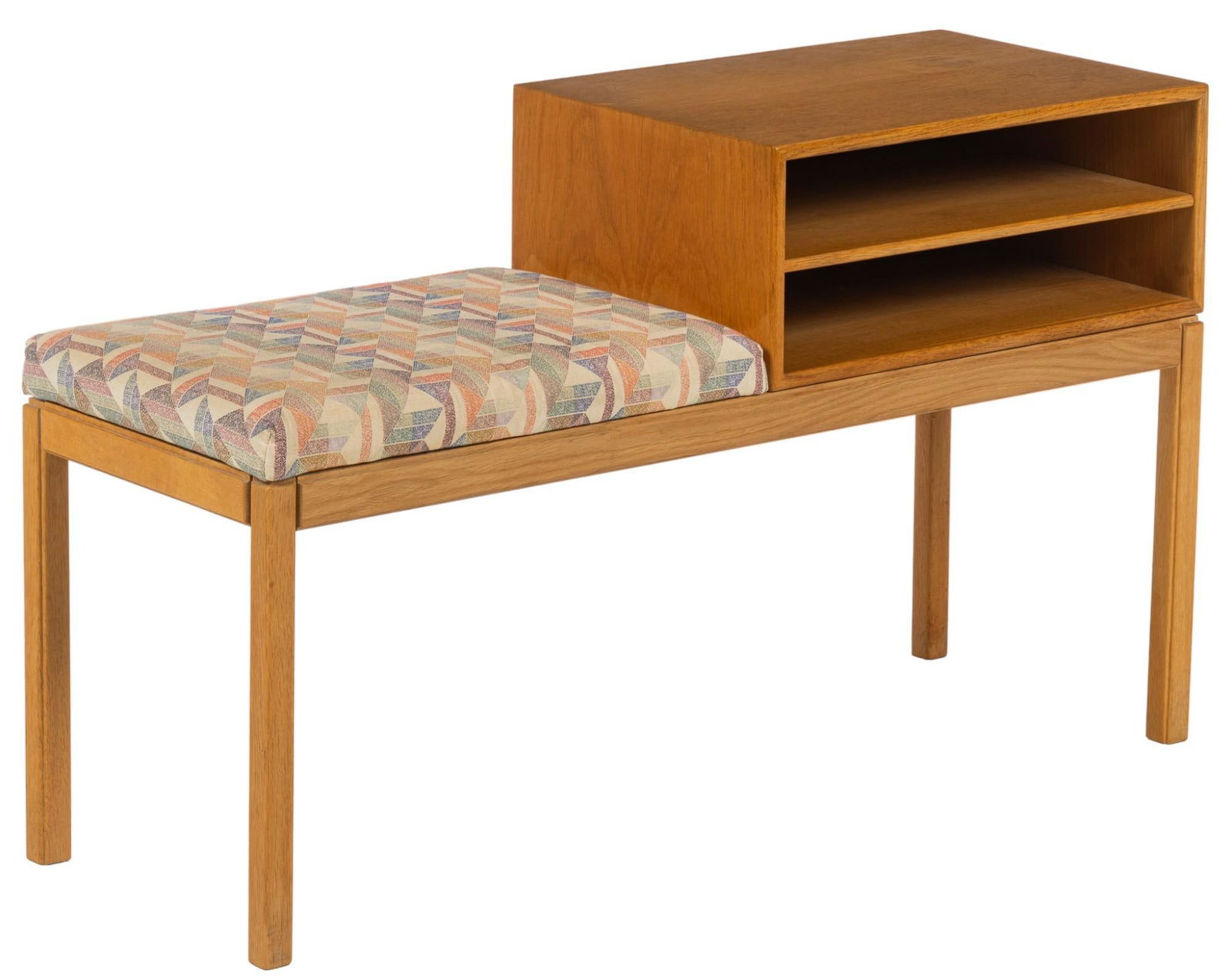 Danish Mid-Century Telephone Bench (1 of 6)