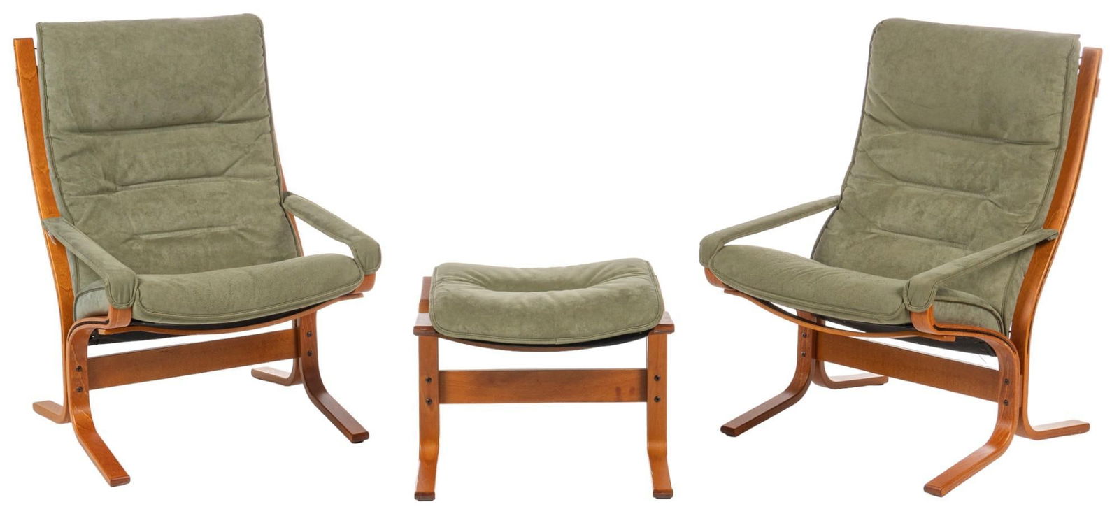 Pair of Danish Mid-Century Lounge Chairs (1 of 15)