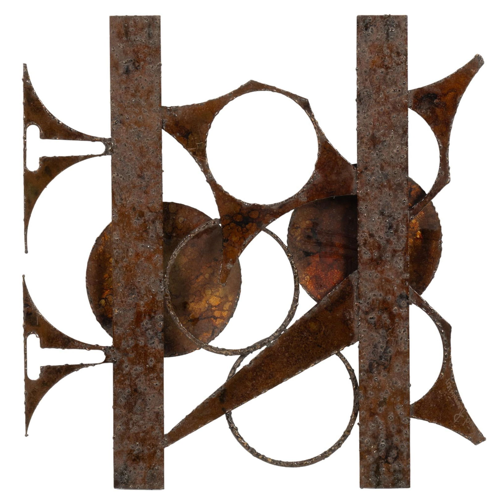 Mid-Century Brutalist Wall Sculpture (1 of 5)