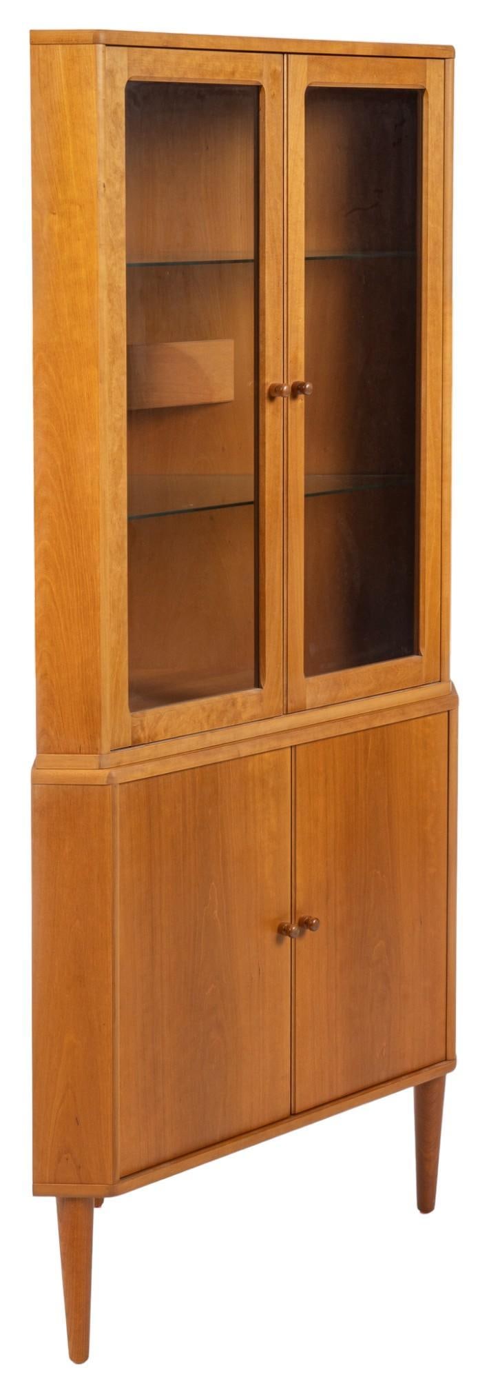 Danish Mid-Century Corner Cabinet (1 of 10)