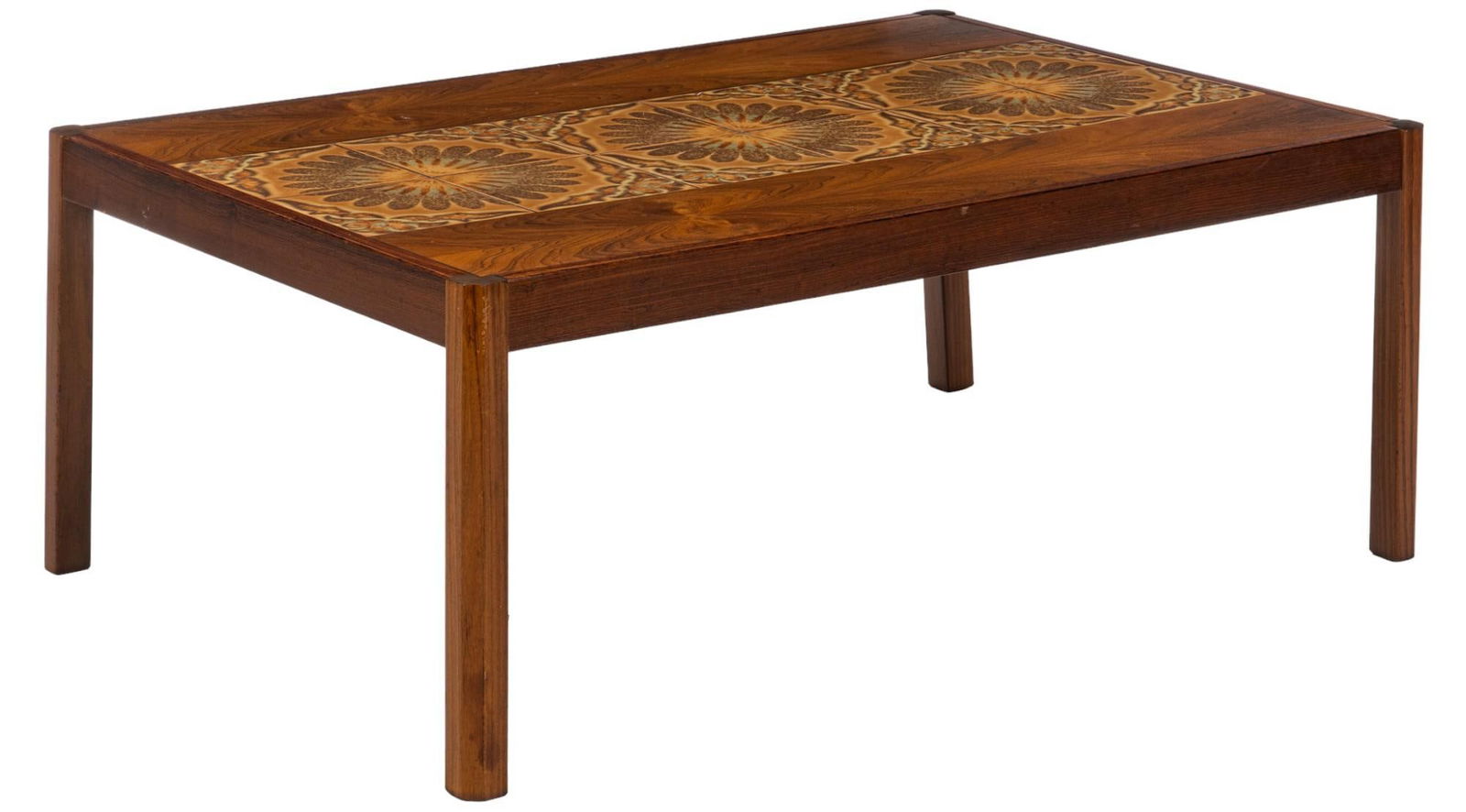 Danish Mid-Century Tile Top Coffee Table (1 of 8)