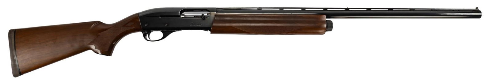 Remington 11-87 Premier 12 Gauge Semi Auto Shotgun: Serial: PC244659 Manufacturer: Remington Arms Co. Model: 11-87 Premier Caliber: 12 Gauge (3 in. chamber) Barrel length: 28 in. OAL: 48 in. Condition: Good; light handling marks on wood stock; barrel &