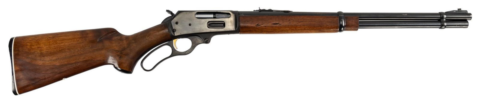 Marlin 336 RC 30-30 Lever Action Rifle: Serial: AC12261 Manufacturer: Marlin (c.1967) Model: 336RC Caliber: 30-30 Barrel length: 20 in OAL: 40 in Condition: Very Good; Walnut stock and forend have handling marks; receiver has light handling