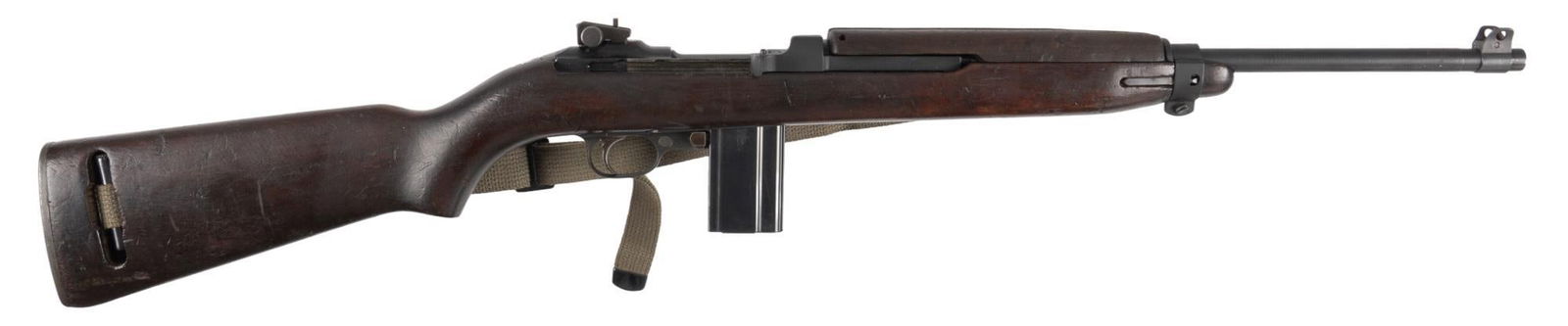 Bavarian Rural Police Inland M1 30 Carbine Rifle: Serial: 173384 Manufacturer: Inland Div. (c. January 1943) Model: M1 Carbine Bavaria Rural Police Caliber: 30 Carbine Barrel length: 18 in. (Inland / GM marked) OAL: 36 in. Condition: Good; wood stock