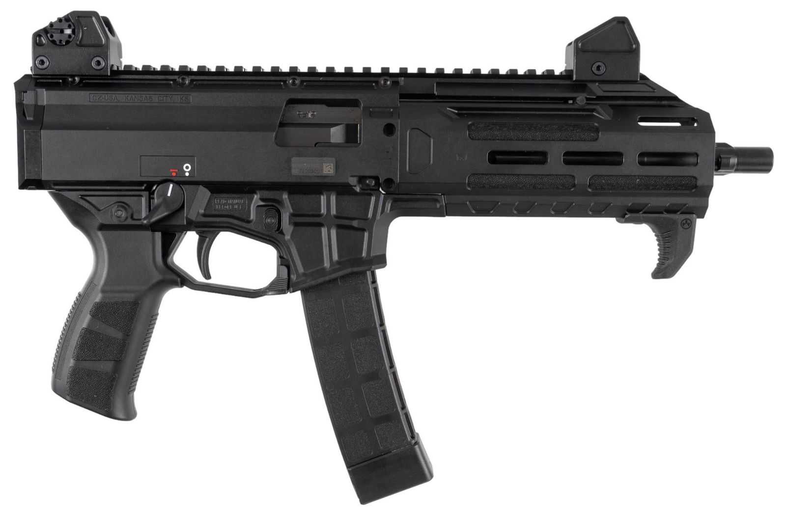 CZ Scorpion 3 Plus 9mm Semi Auto Pistol: Serial: ZS003001 Manufacturer: CZ-USA Model: Scorpion 3 Plus Caliber: 9mm Barrel length: 9 in. OAL: 16.5 in. Condition: Excellent-Like New; little to no handling marks throughout; bore is excellent &a