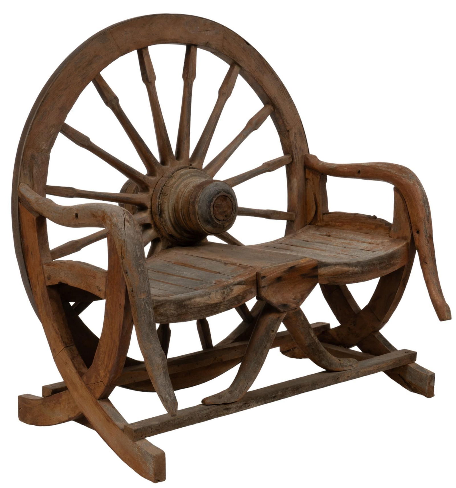 Conestoga Wagon Wheel Bench (1 of 9)