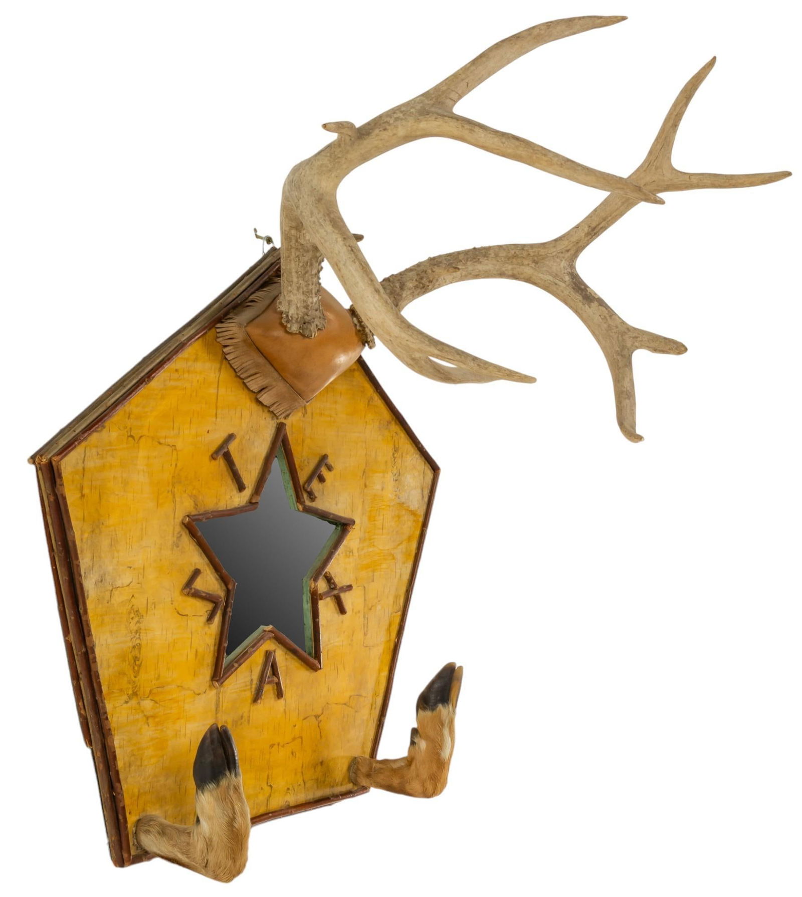 Antler and Hoof Wall Mirror (1 of 4)