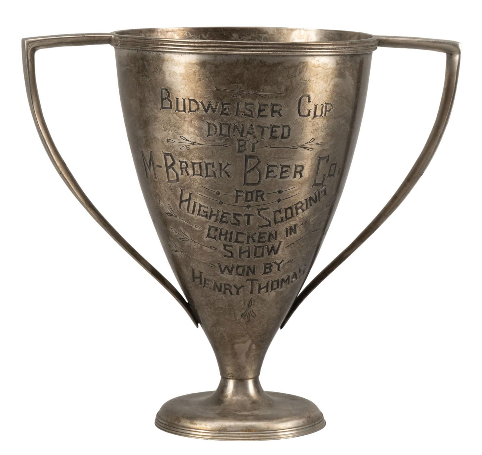Metal Budweiser Trophy Cup (1 of 8)