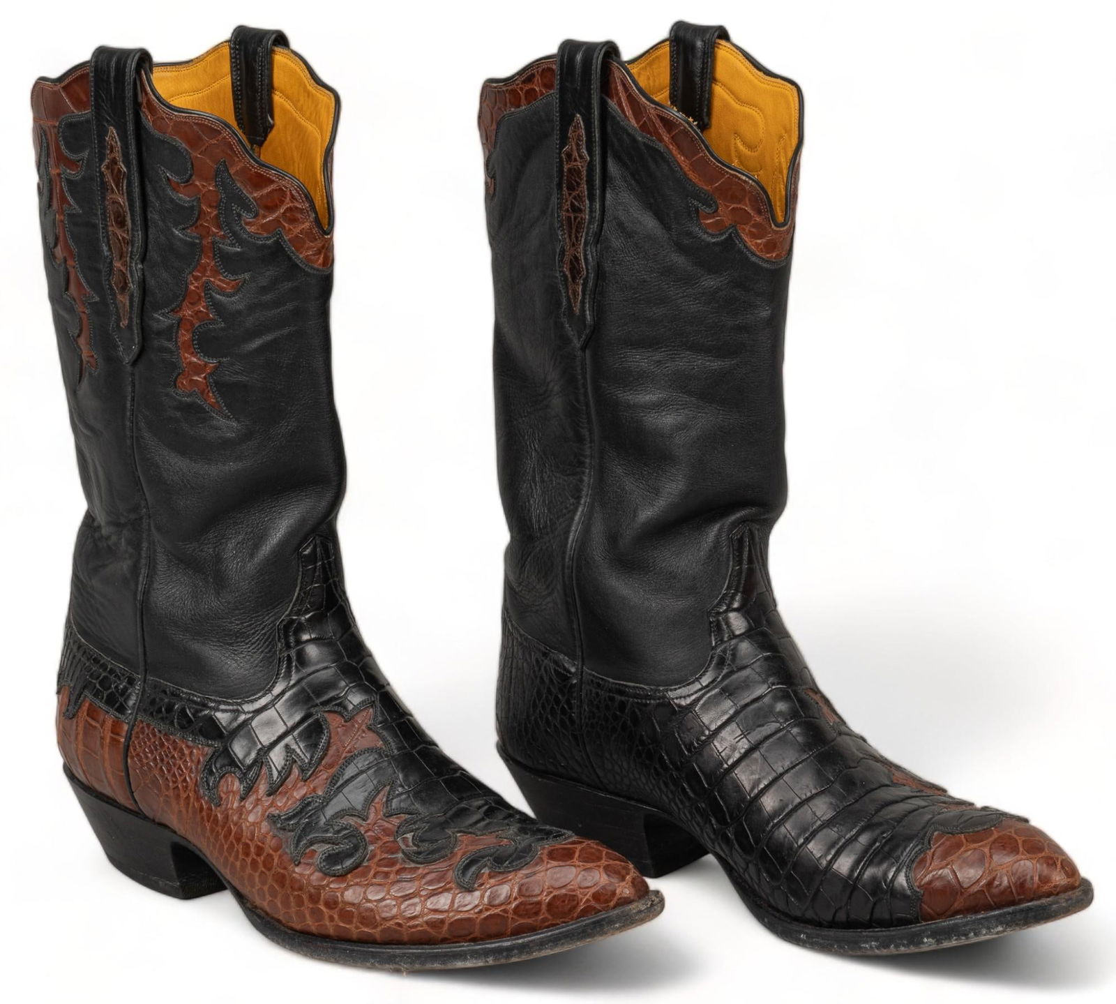 Pair of Exotic Leather Cowboy Boots (1 of 7)