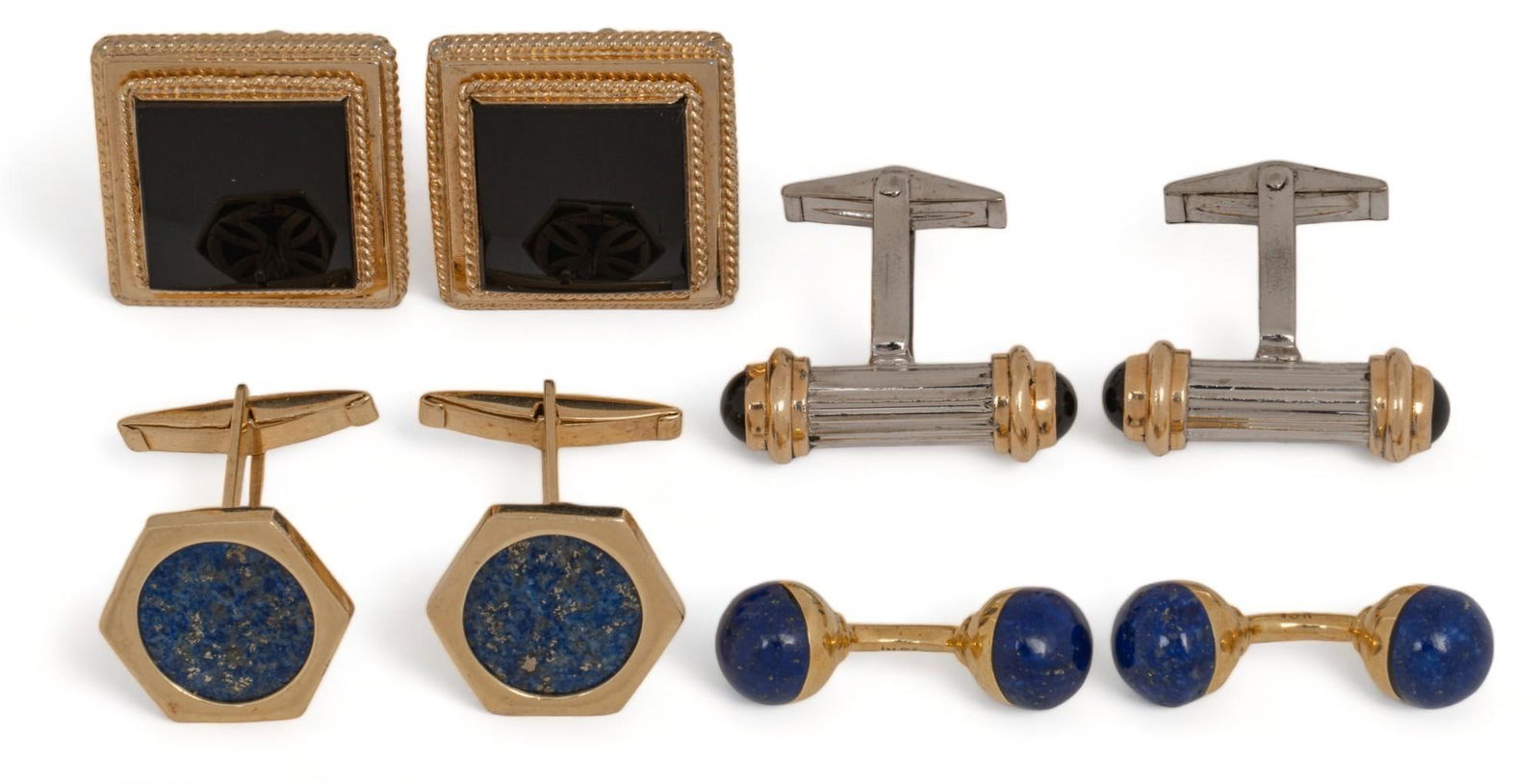 Collection of Four Sets of Cuff Links (1 of 5)