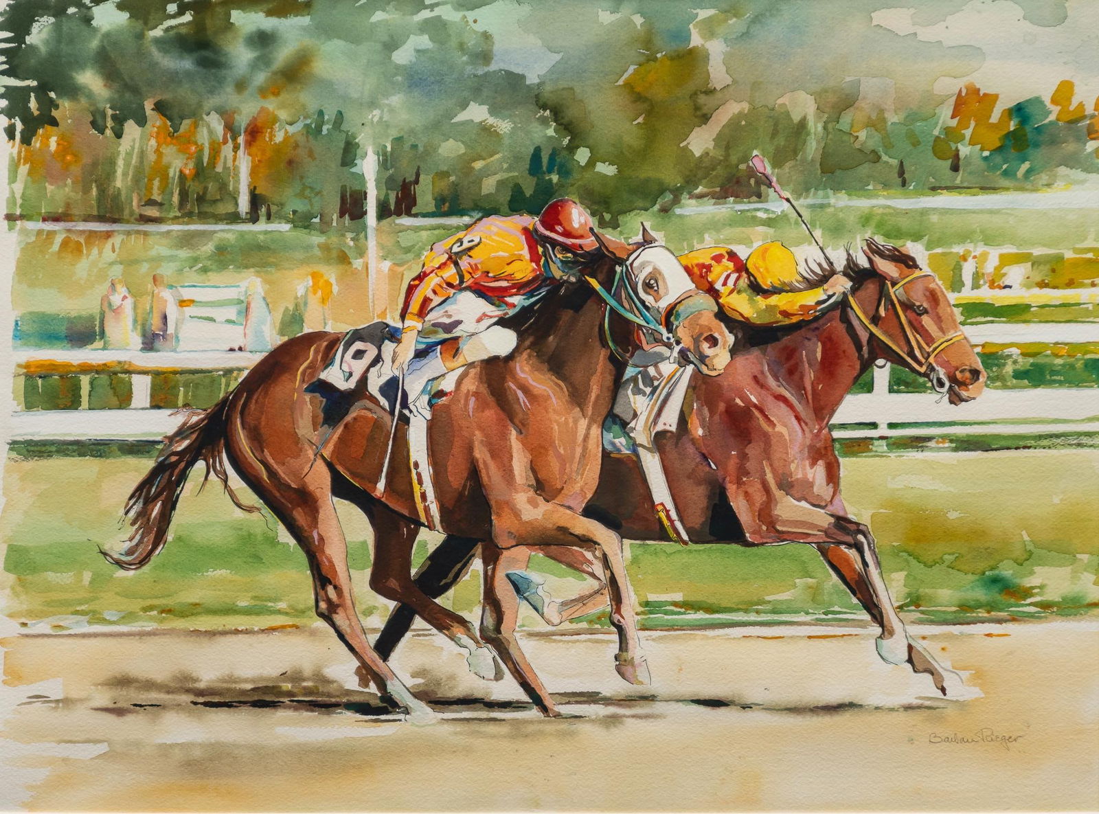 Barbara Rieger, Horse Race (1 of 11)