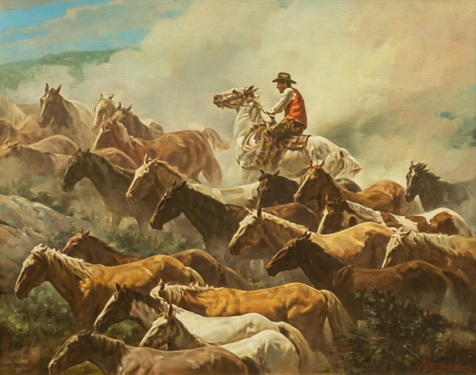 Jose Fuentes de Salamanca, "Wild Horses" (1 of 5)
