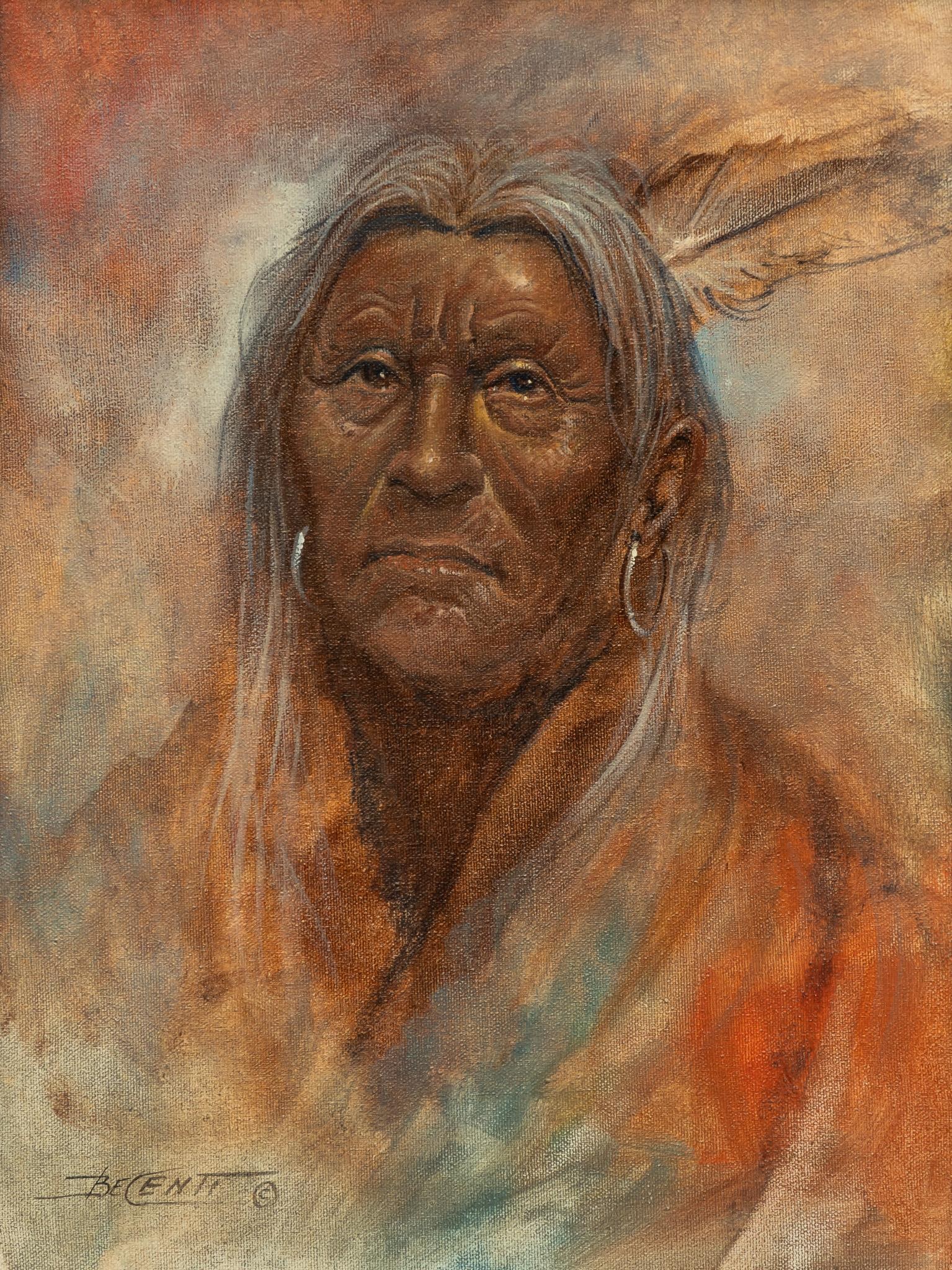 Robert Becenti, Jr.,  Elder Portrait (1 of 4)