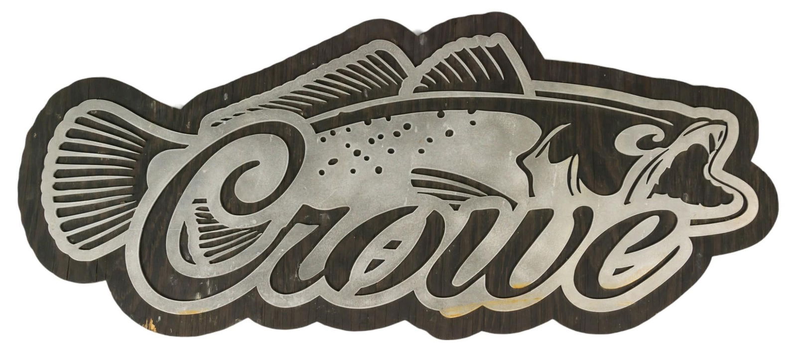 Wooden Crowe Fish Sign (1 of 5)