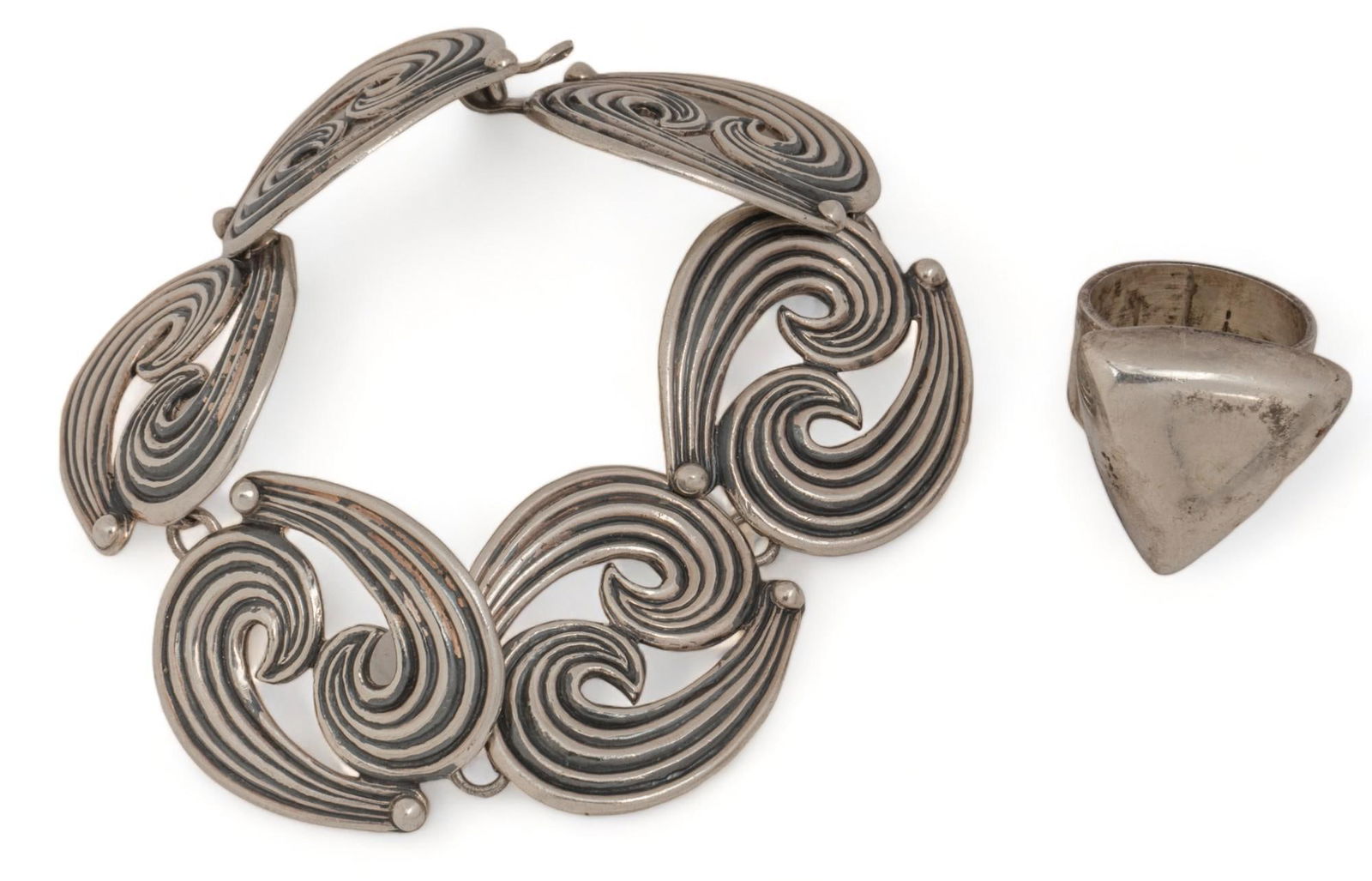 (2)Sterling Silver Ring and Bracelet (1 of 8)