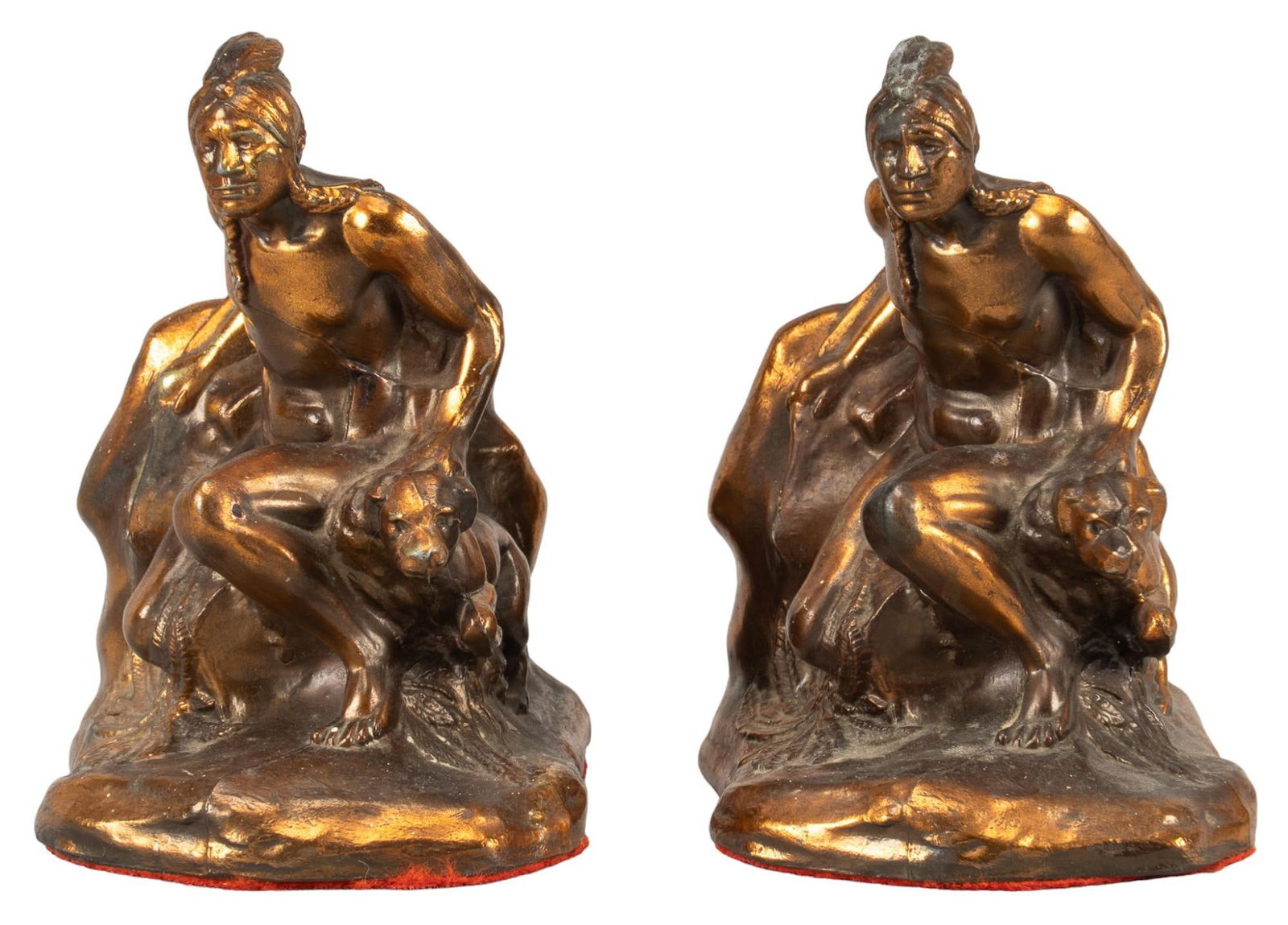 Carl Vieth, "Scout with Dog" Bookends, ca. 1920-1949 (1 of 10)