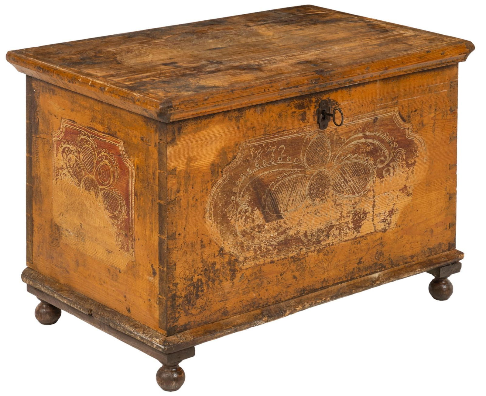 Engraved Wood Chest (1 of 9)