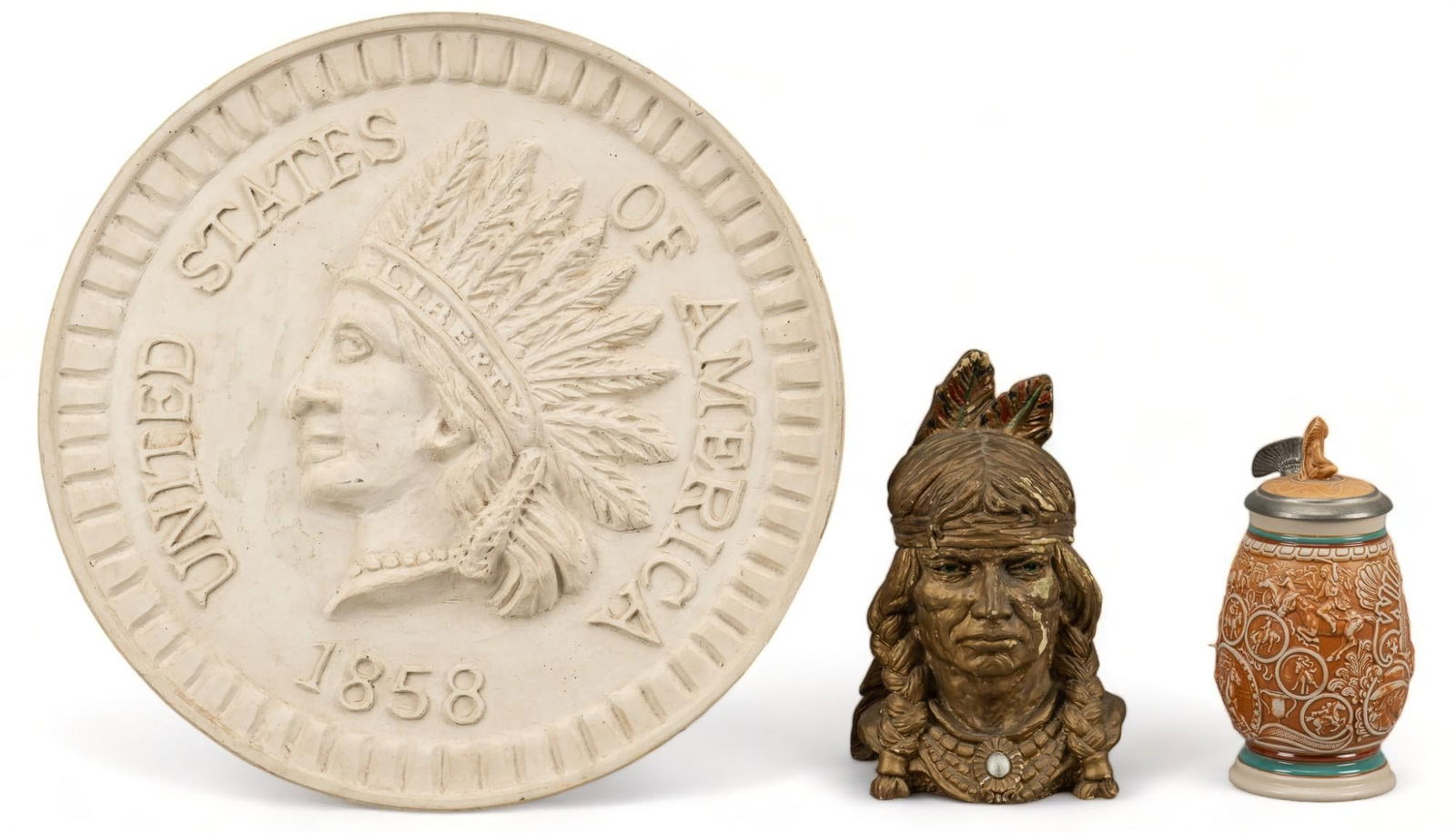 (3) Pieces of Native American Inspired Decor (1 of 12)