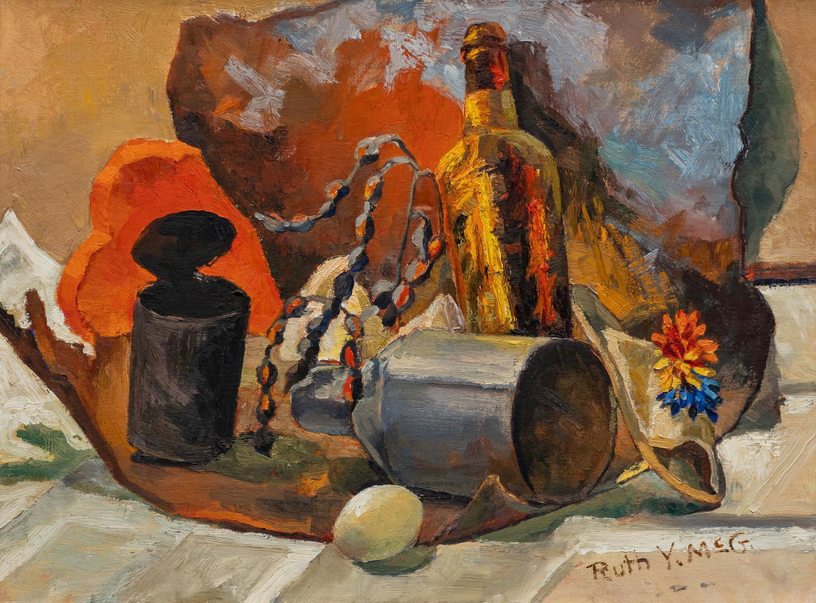 Ruth McGonigle, "Still Life with Egg and Refuse" (1 of 4)