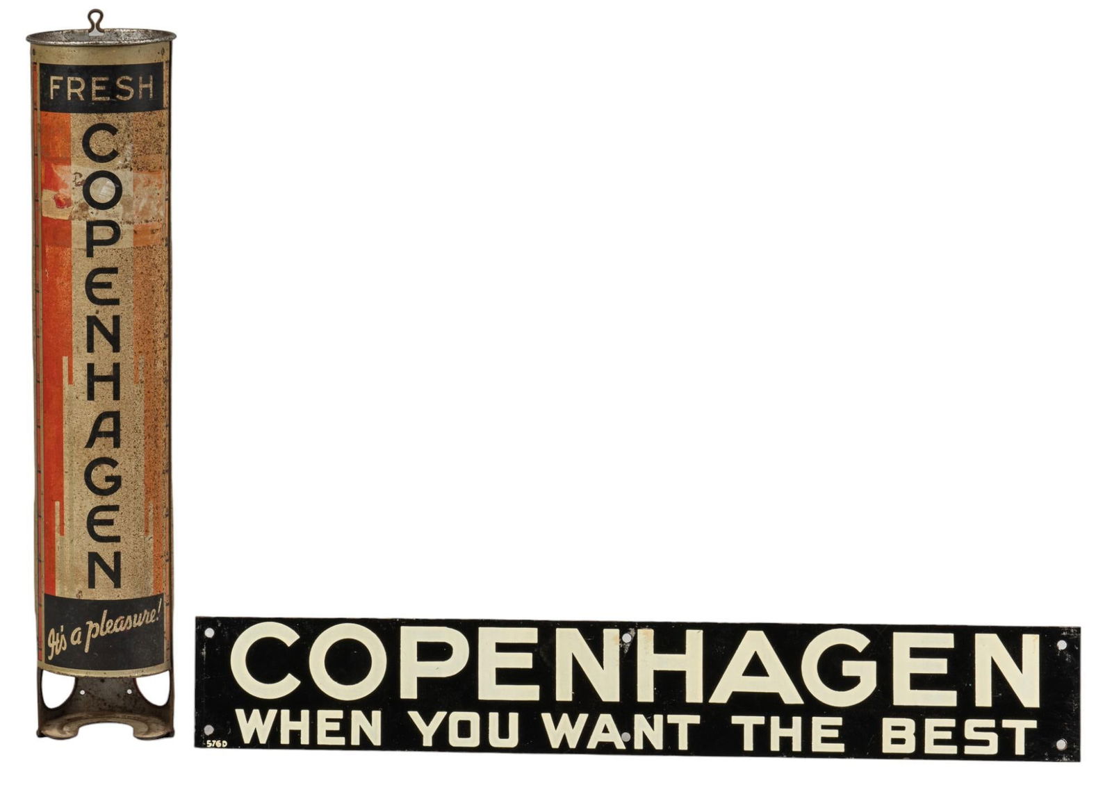 (2) Pieces of Vintage Copenhagen Tobacco Memorabilia (1 of 5)