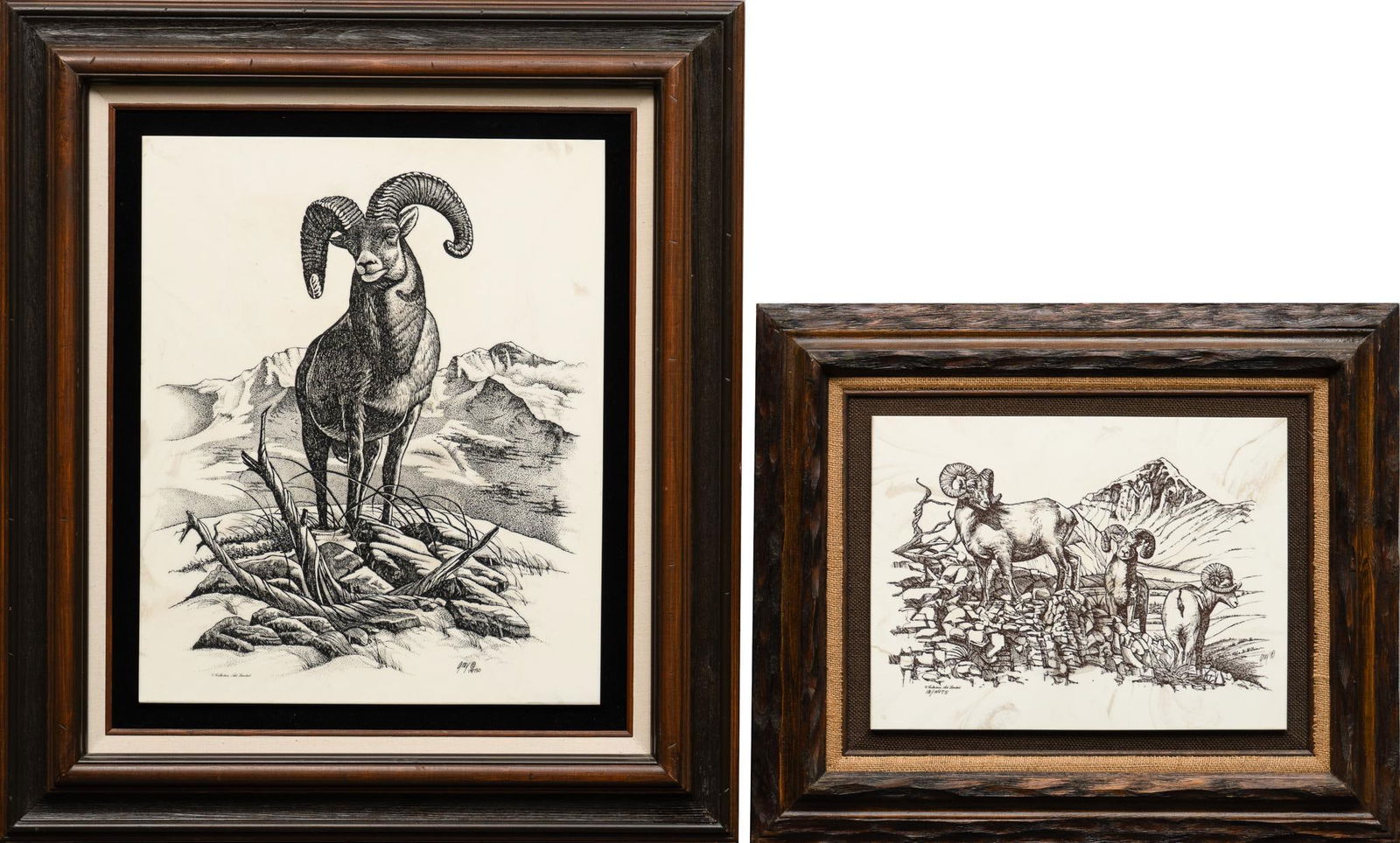 David Gray, (2) Bighorn Marble Reliefs (1 of 10)